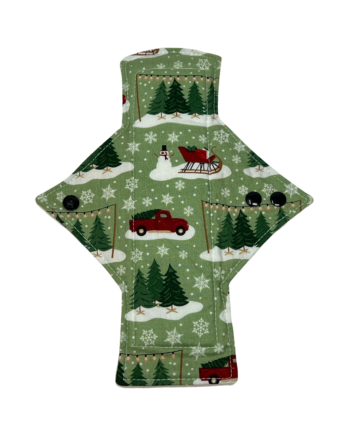 Green Tree Lot Cotton Single Heavy Flow Day Pad