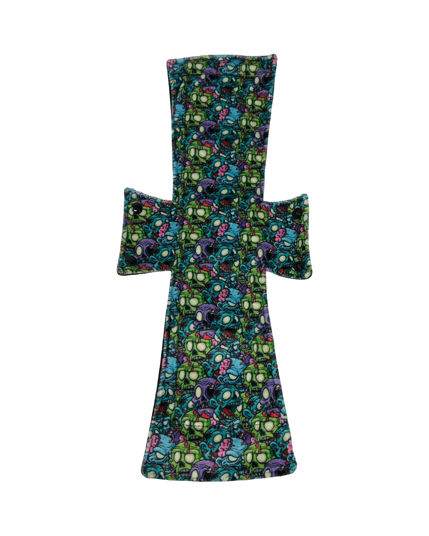 Zombie Brains Minky Single Super Night/Postpartum Pad 16.5"