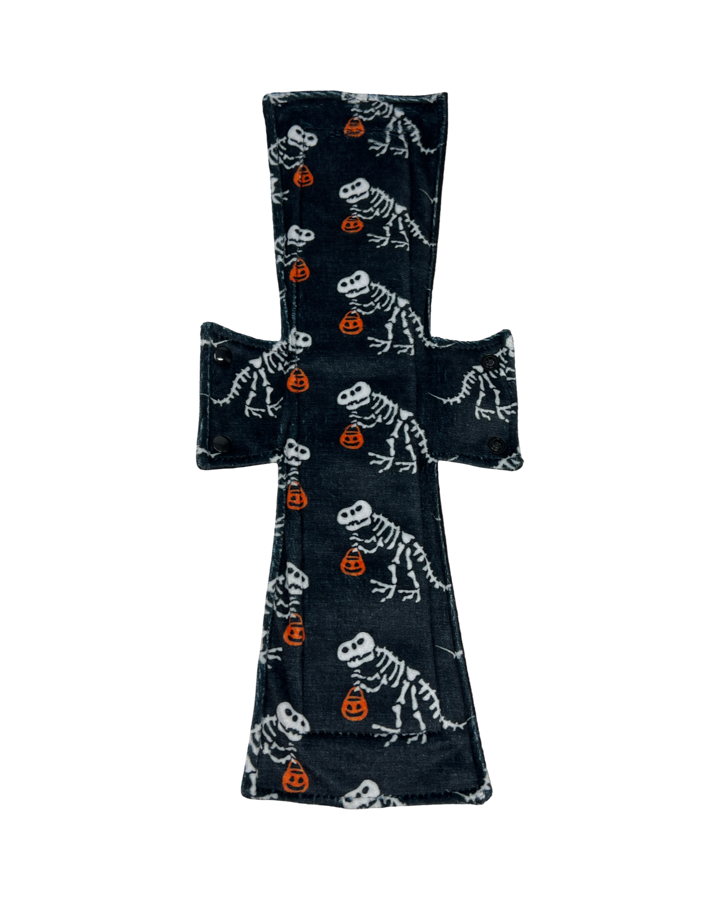 Dino Trick or Treat Minky Single Super Night/Postpartum Pad 16.5"