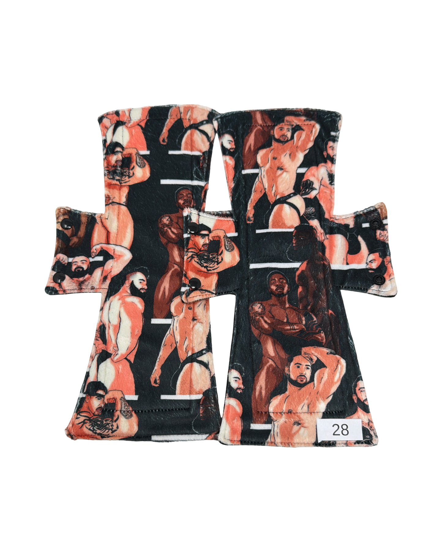 #028 - Imperfect Minky Night/Postpartum Pad Set (2)