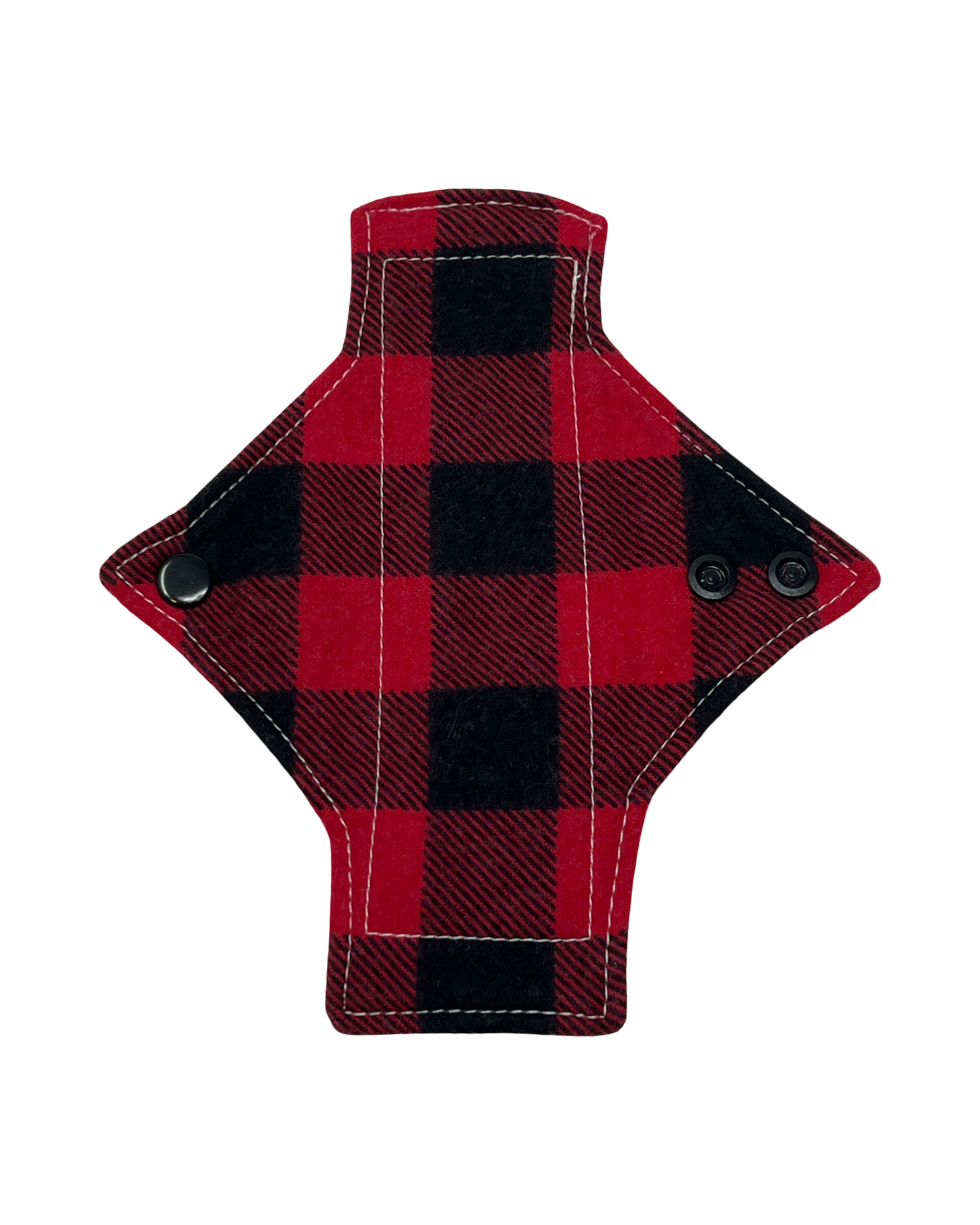 Flannel Red Plaid Cotton Single Pantyliner