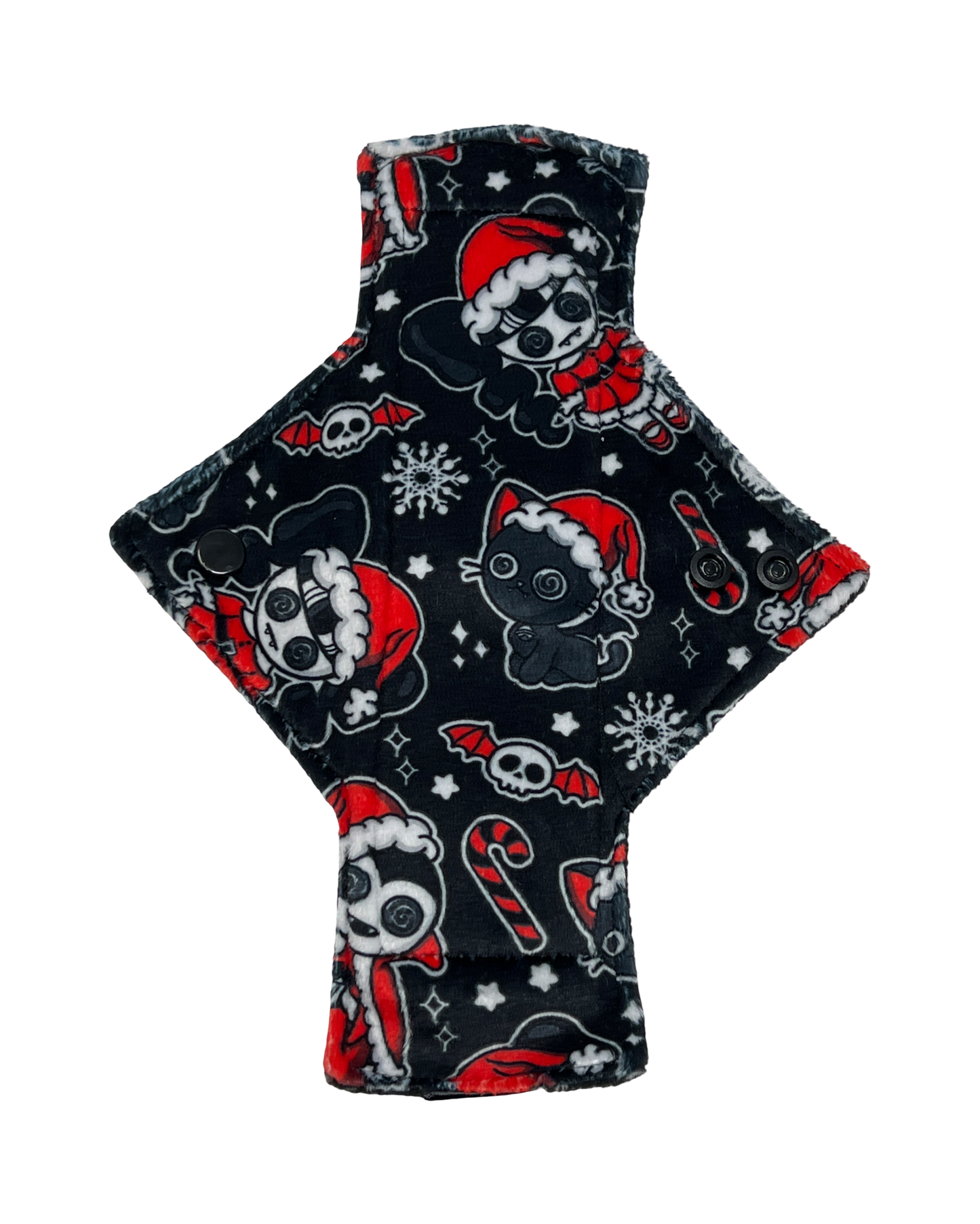 Gothic Christmas Minky Single Heavy Flow Day Pad