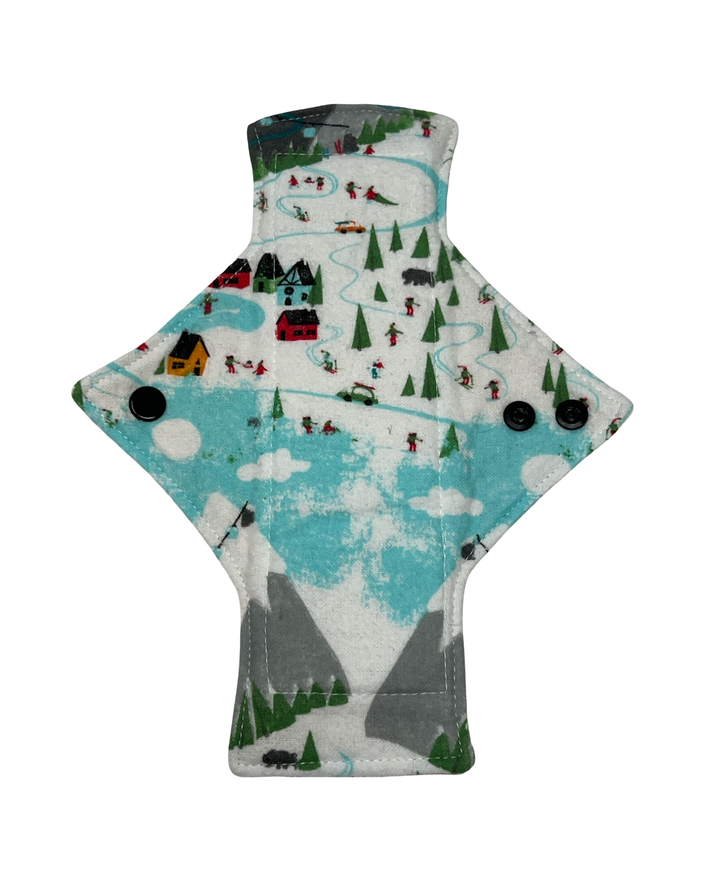Flannel Winter Fun Cotton Single Light Flow Day Pad