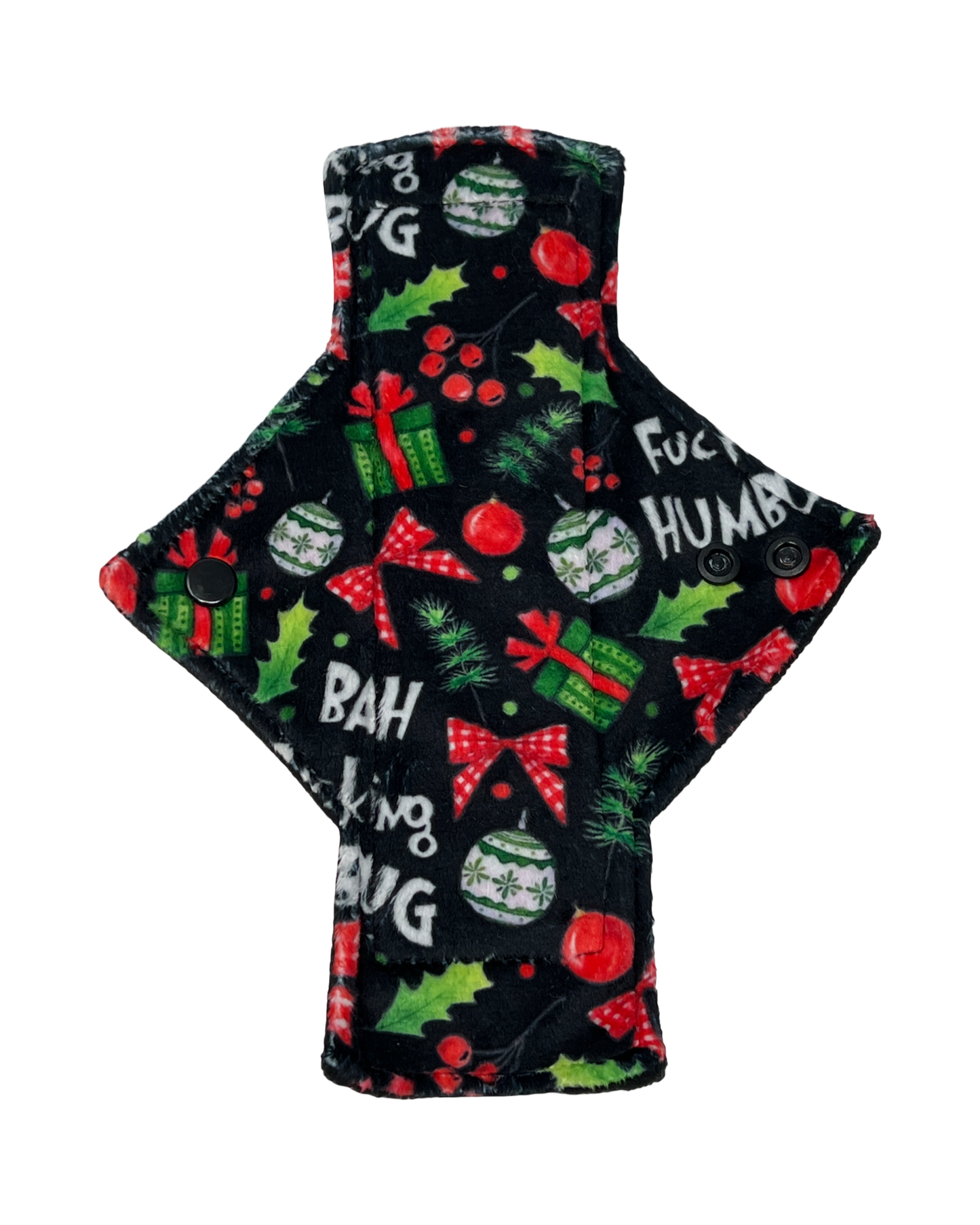 *Discounted* Big Humbug Imperfect Print Placement Minky Single Heavy Flow Day Pad