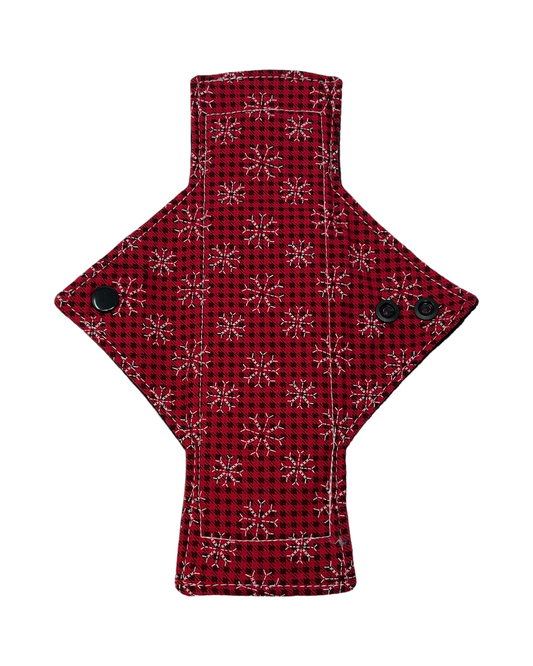 Red Stitched Snowflake Limited Edition Cotton Single Light Flow Day Pad