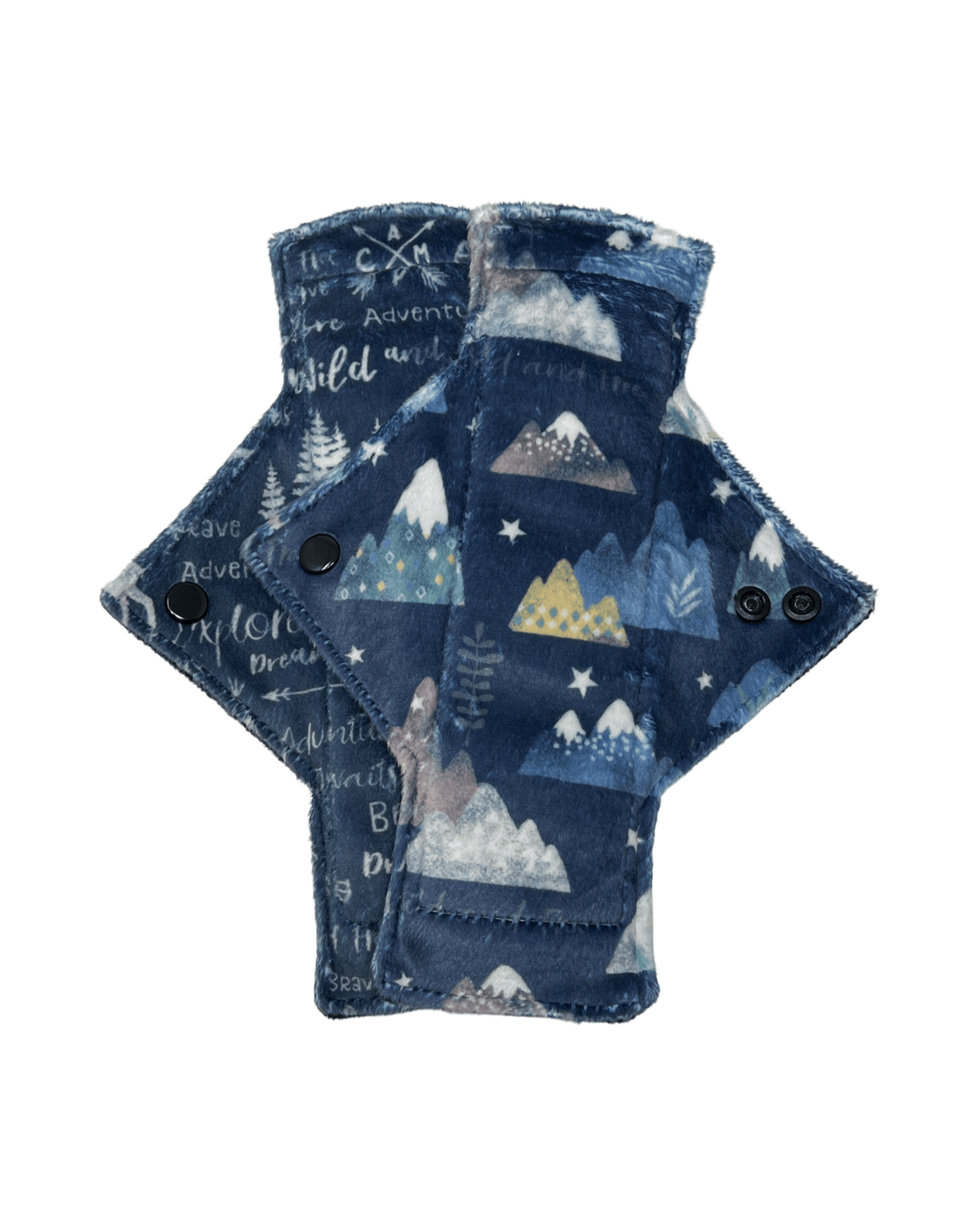 Adventure Awaits Minky Heavy Flow Day Pad Set - Tree Hugger Cloth Pads