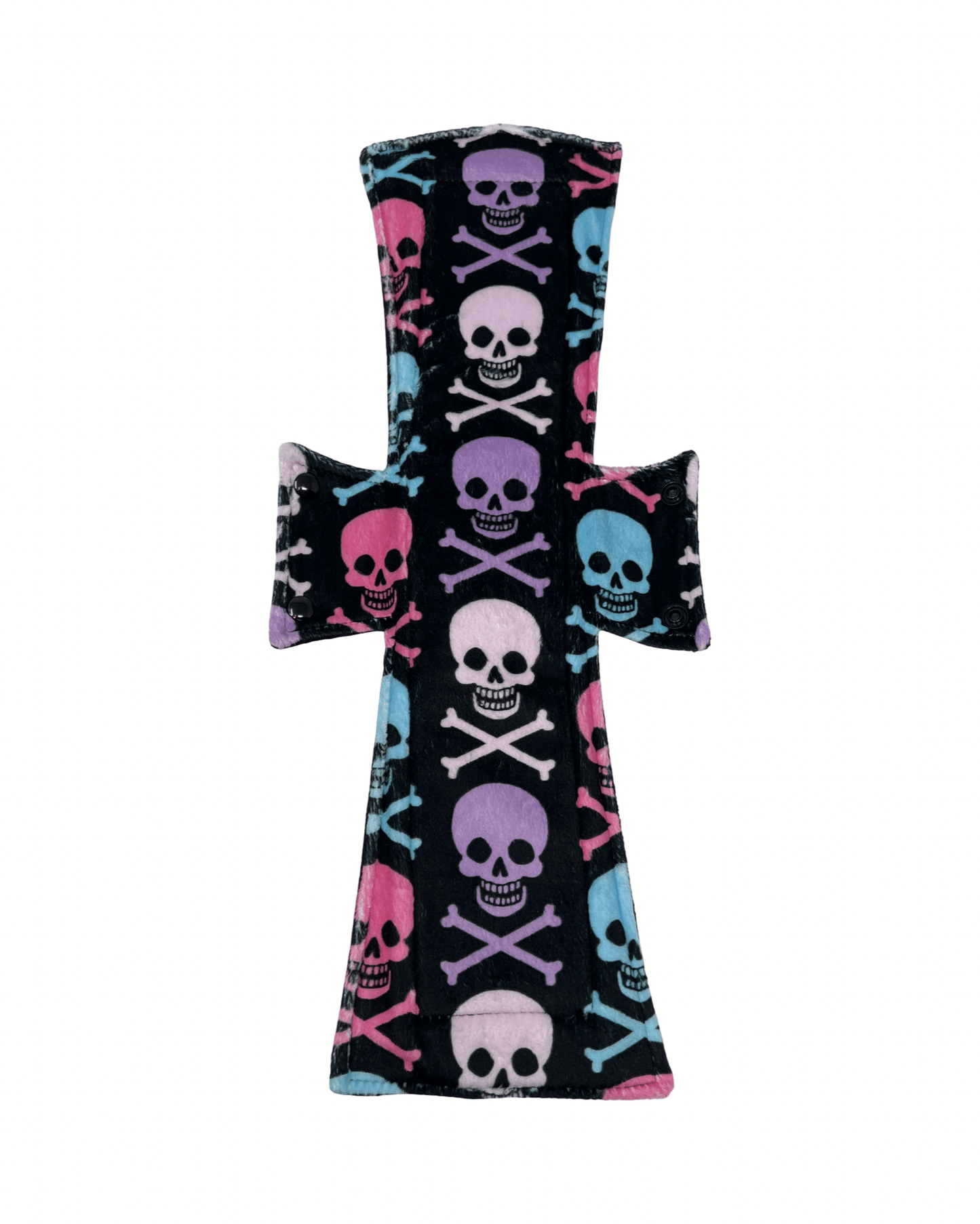 Big Skulls Minky Single Super Night/Postpartum Pad 16.5" - Tree Hugger Cloth Pads