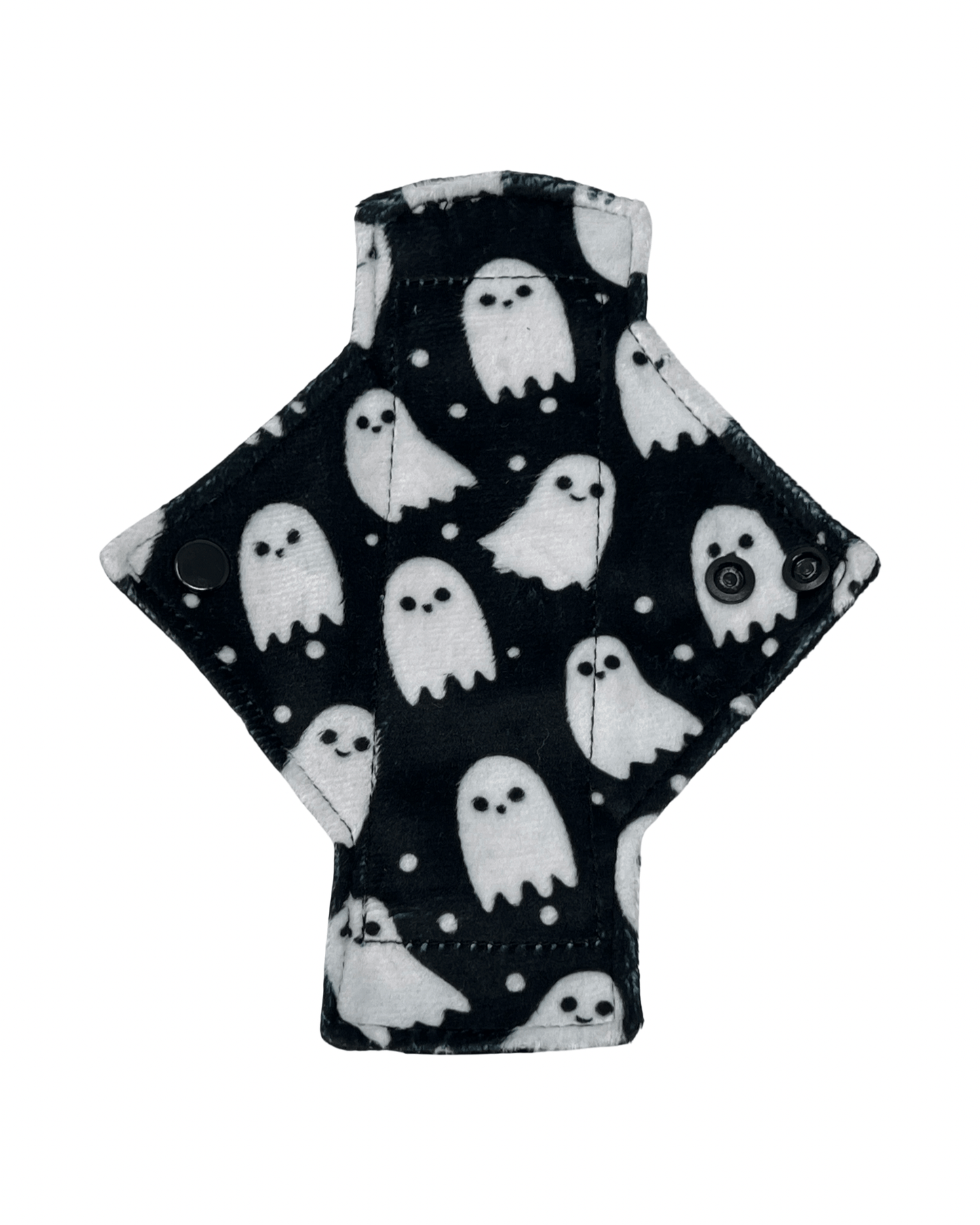 Black & White Ghosts Limited Edition Minky Single Pantyliner - Tree Hugger Cloth Pads