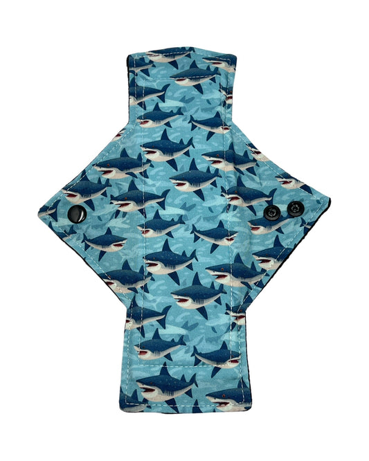 Daddy Shark Cotton Single Light Flow Day Pad - Tree Hugger Cloth Pads
