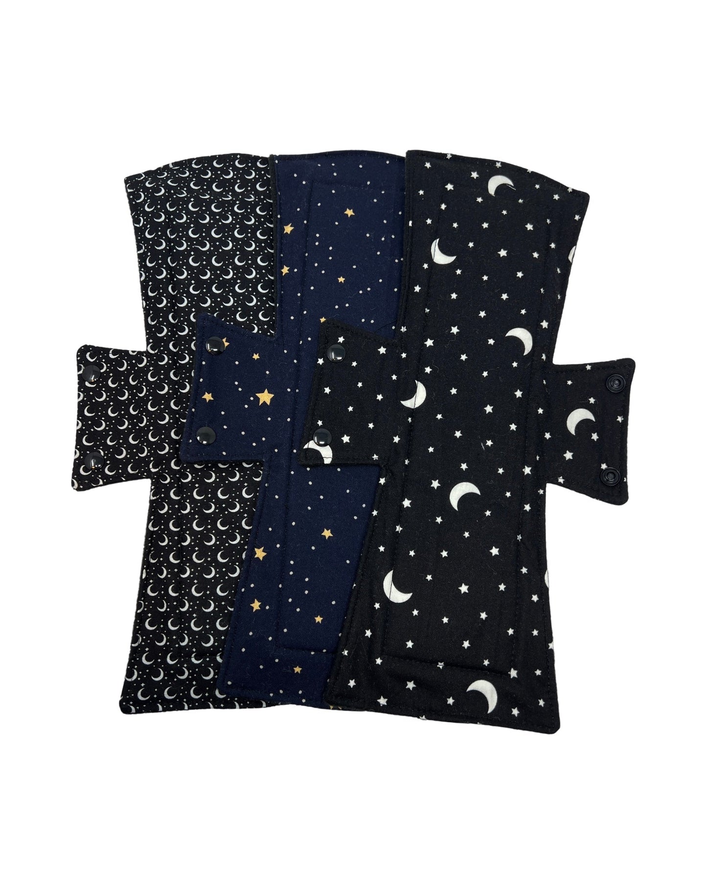 Dark Moon Cotton Night/Postpartum Pad Set - Tree Hugger Cloth Pads