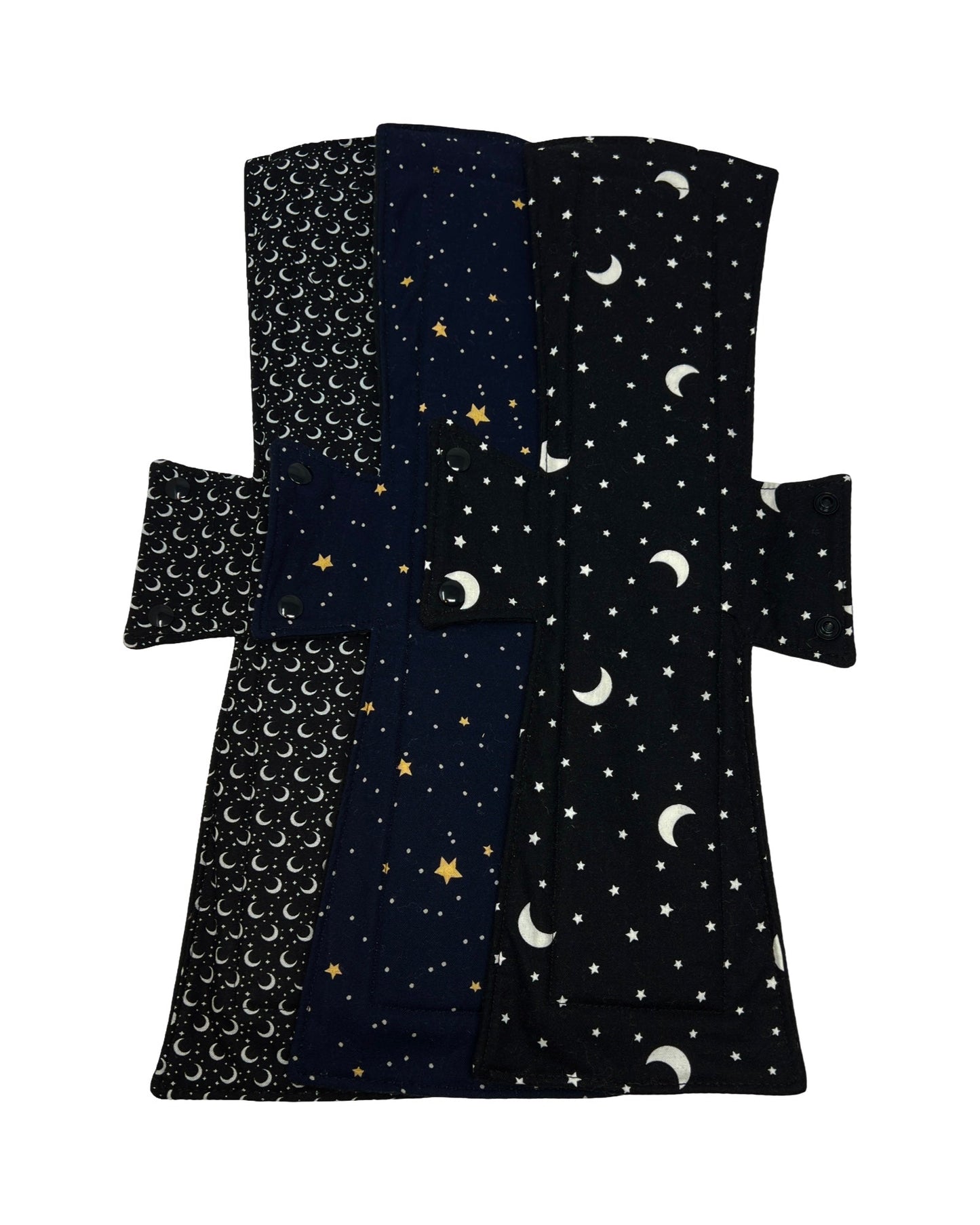 Dark Moon Cotton Super Night/Postpartum Pad Set 16.5" - Tree Hugger Cloth Pads