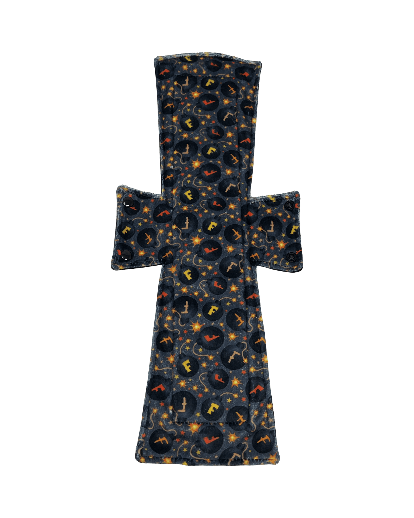 F Bombs Minky Single Super Night/Postpartum Pad 16.5" - Tree Hugger Cloth Pads