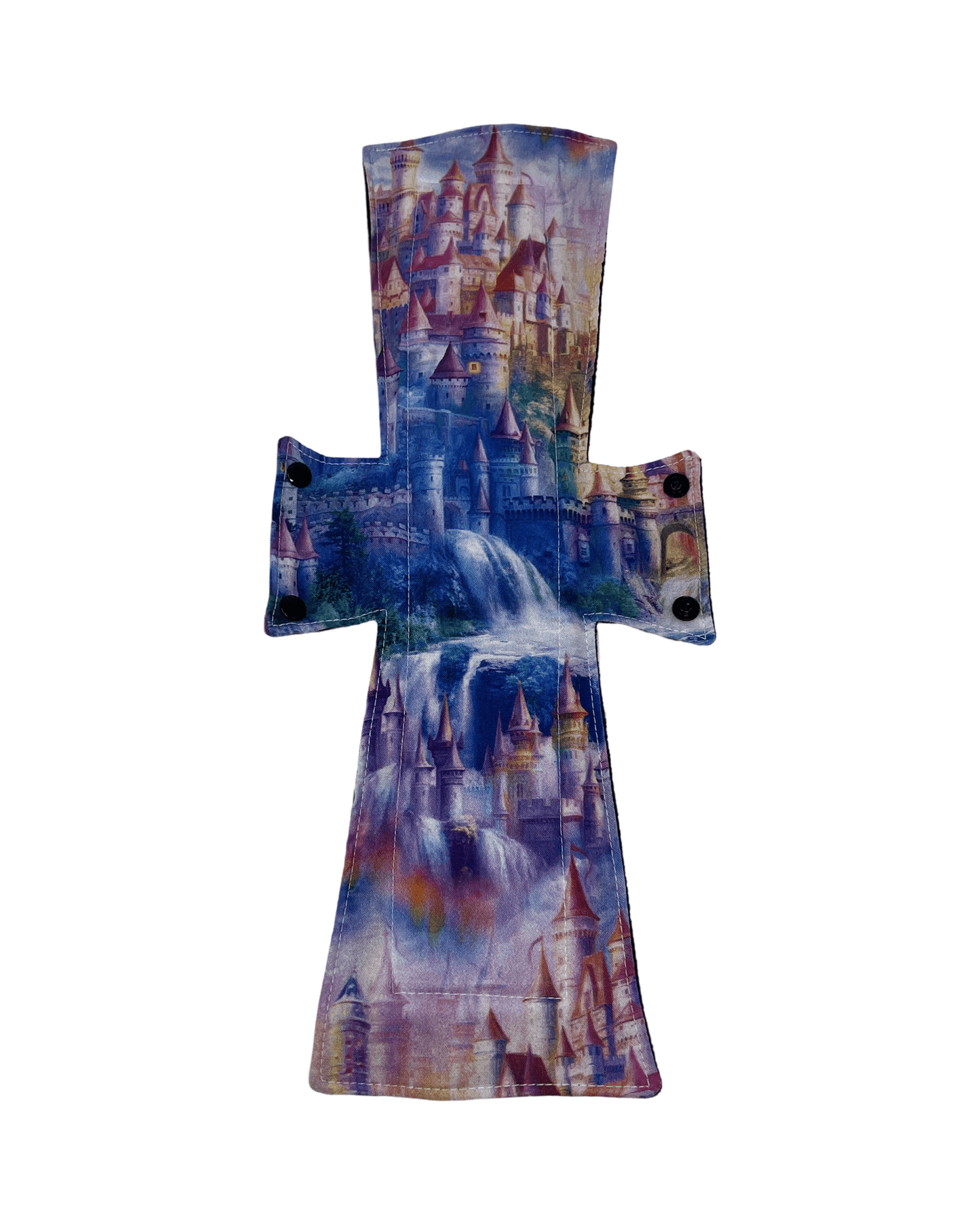 Fairytale Castle Cotton Single Super Night/Postpartum Pad 16.5" - Tree Hugger Cloth Pads