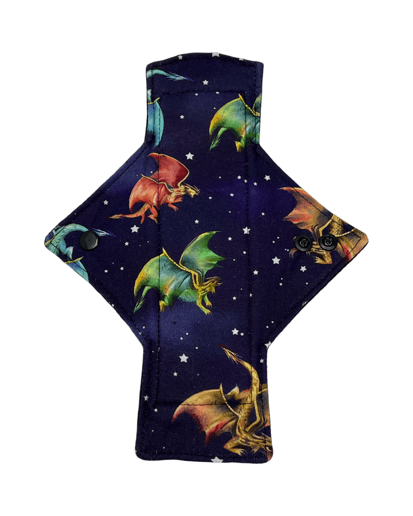 Fantasy Dragons Cotton Single Light Flow Day Pad - Tree Hugger Cloth Pads