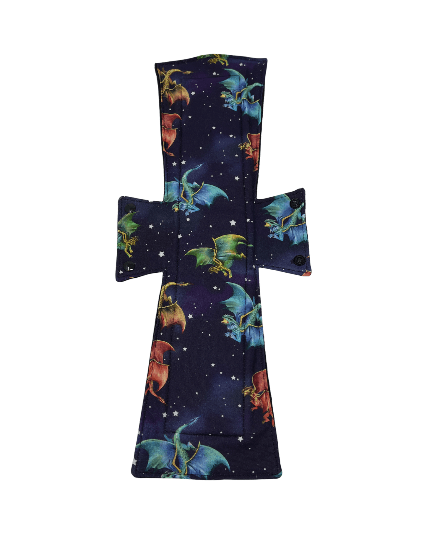 Fantasy Dragons Cotton Single Super Night/Postpartum Pad 16.5" - Tree Hugger Cloth Pads