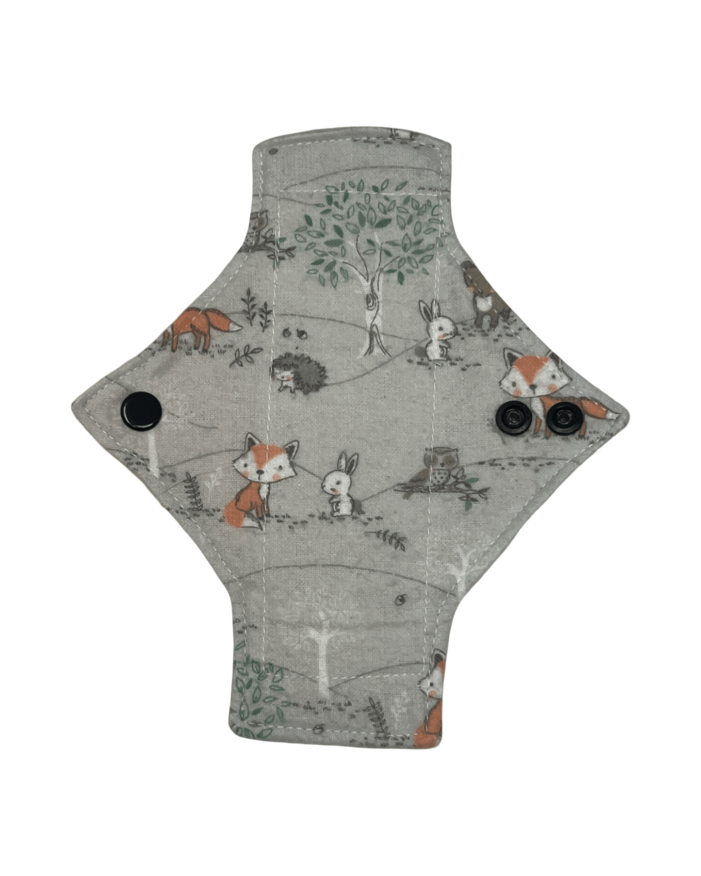 Flannel Forest Friends Cotton Single Pantyliner - Tree Hugger Cloth Pads