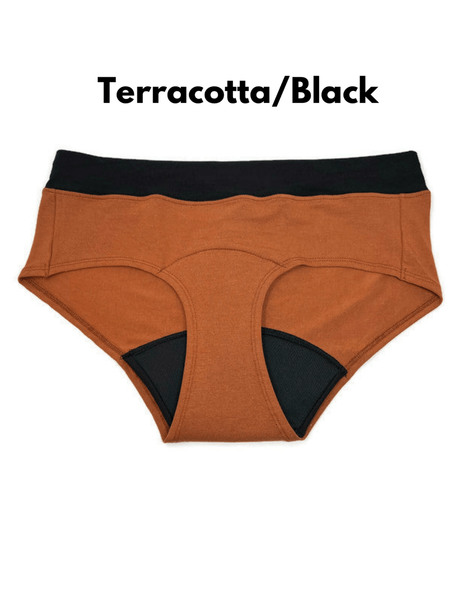 “Game Changer" Period Underwear - Black Waistband - Choose Colour & Size - Tree Hugger Cloth Pads