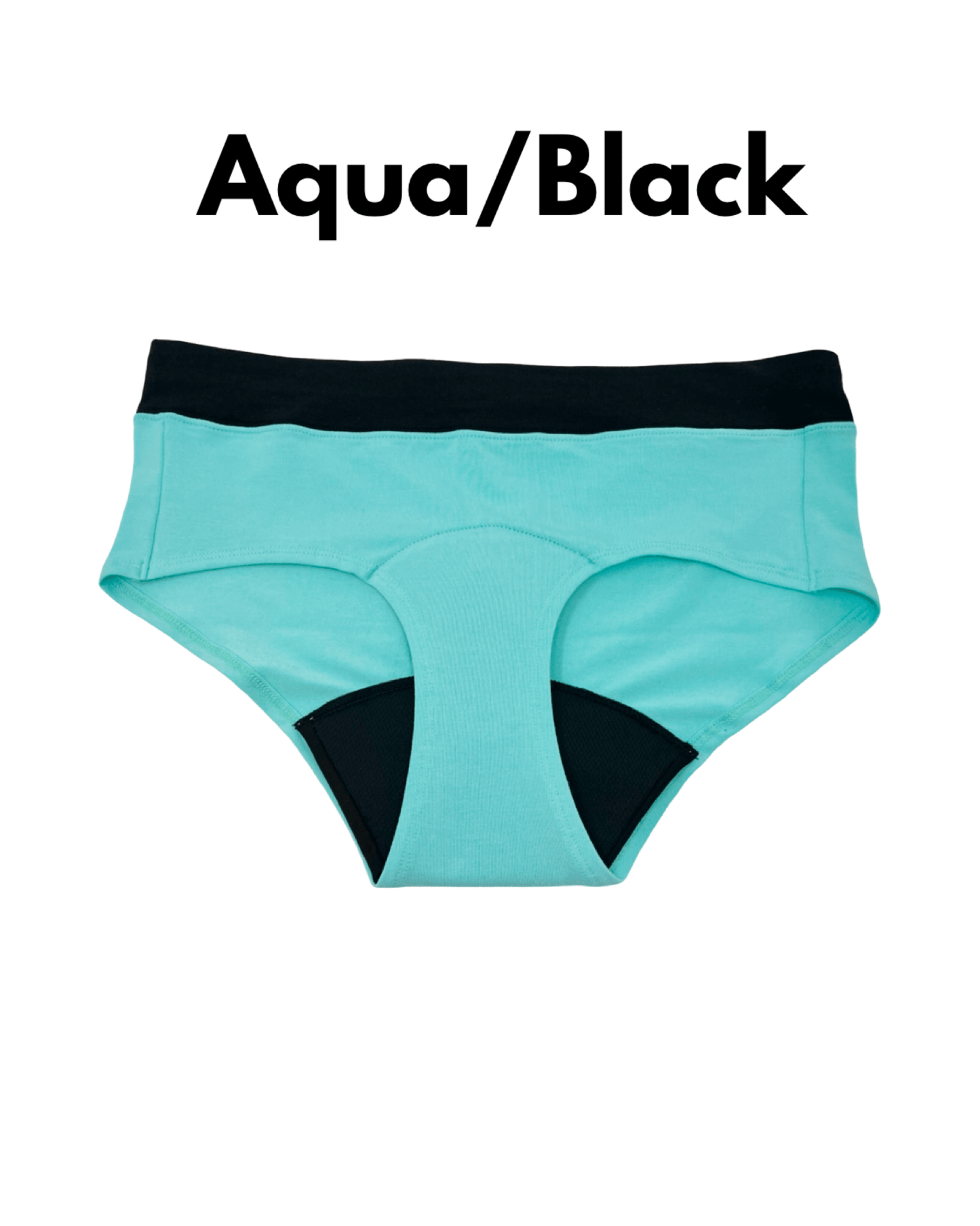 “Game Changer" Period Underwear - Black Waistband - Choose Colour & Size - Tree Hugger Cloth Pads