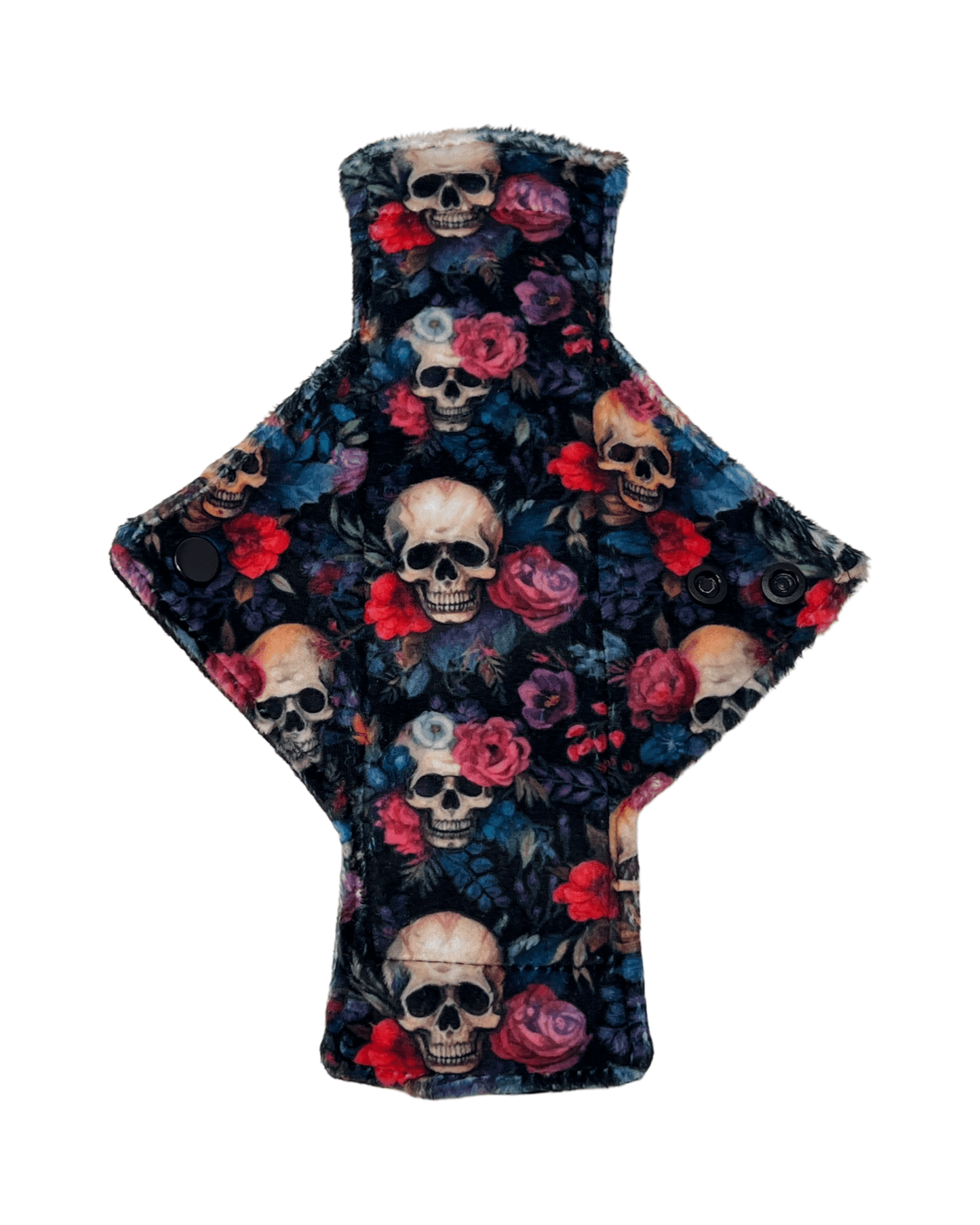 Goth Skulls Limited Edition Minky Light Flow Day Pad - Tree Hugger Cloth Pads