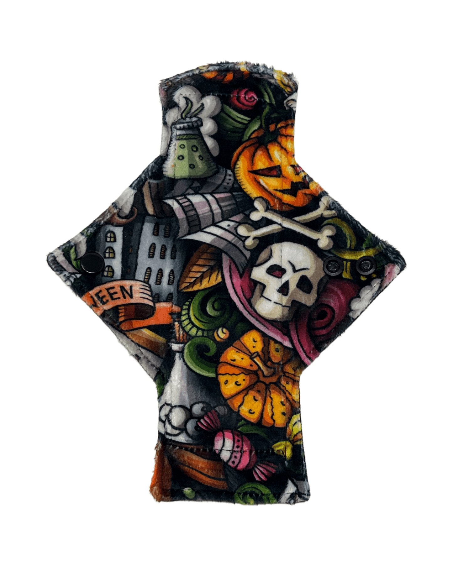Halloween Overload Limited Edition Minky Single Light Flow Day Pad - Tree Hugger Cloth Pads