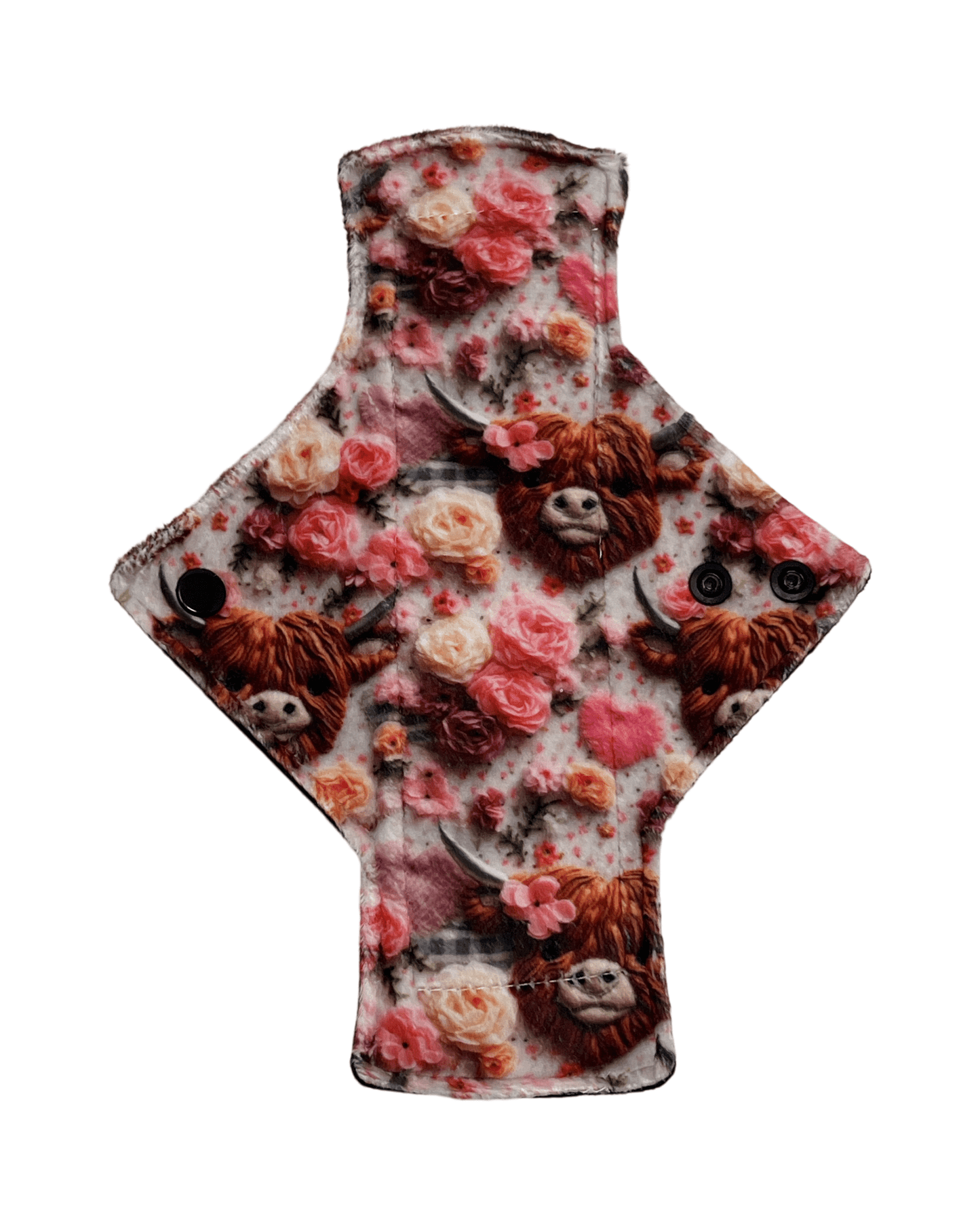 Highland Cows Limited Edition Minky Light Flow Day Pad - Tree Hugger Cloth Pads
