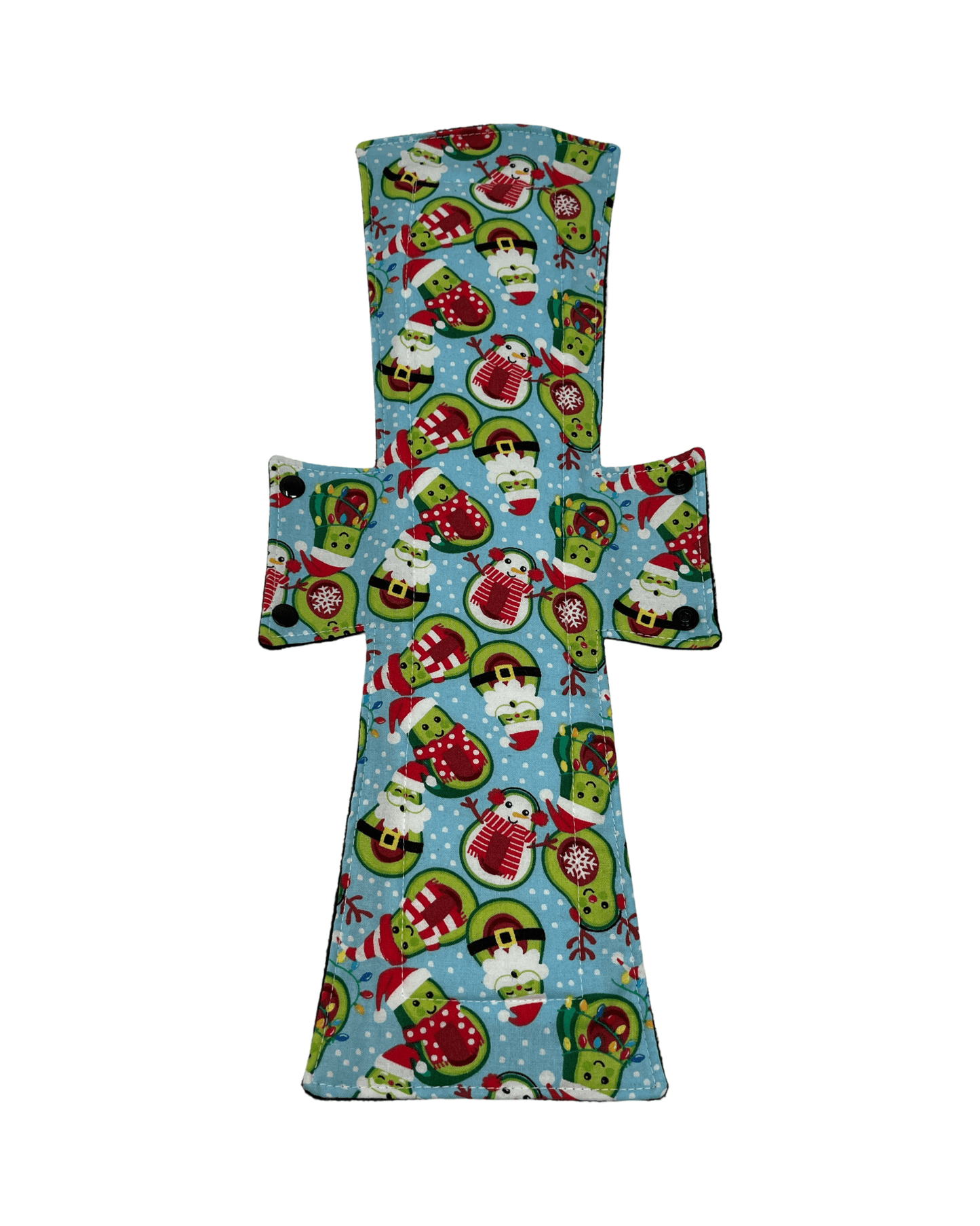 Holiday Avocado Single Super Night/Postpartum Pad 16.5" - Tree Hugger Cloth Pads