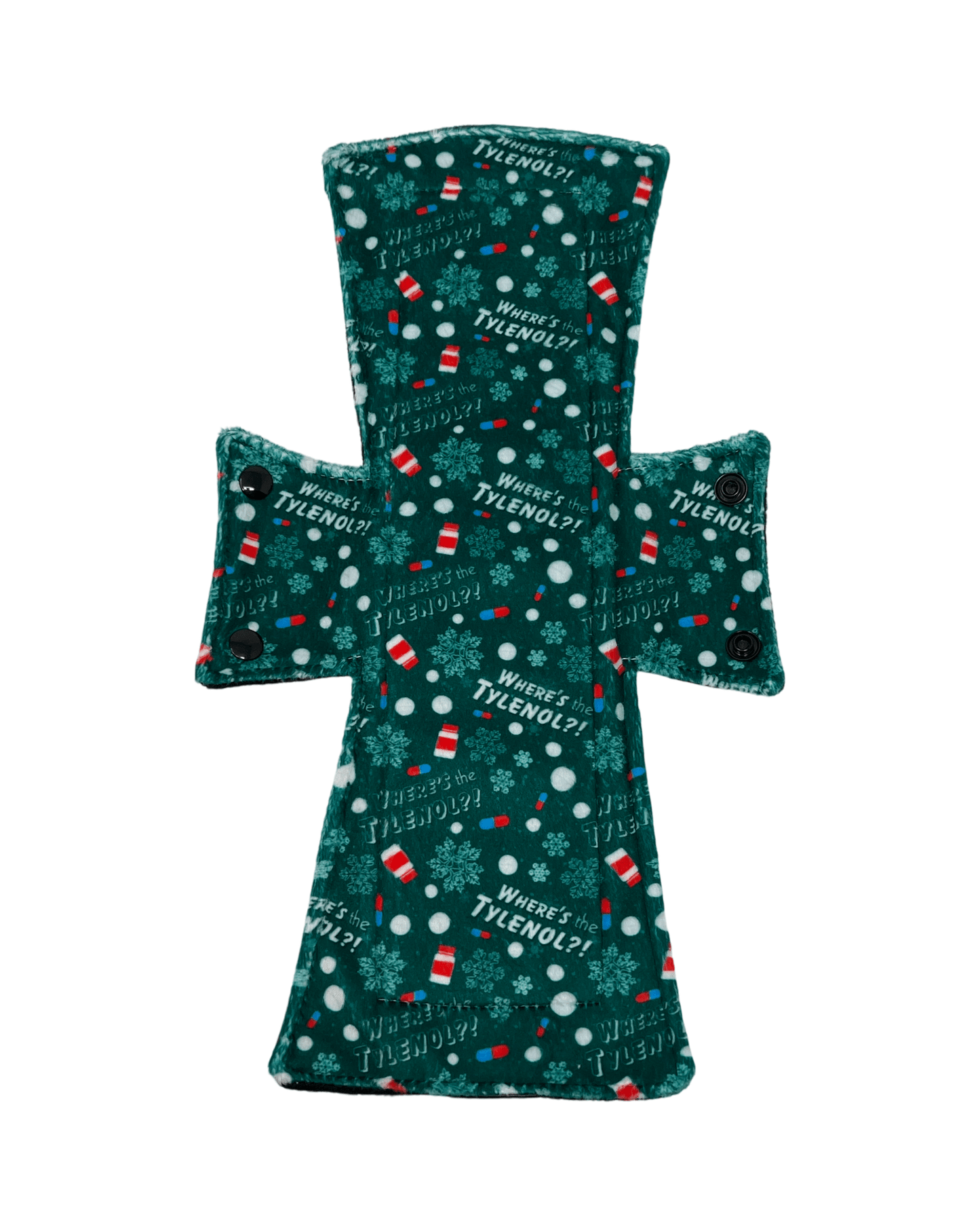 Holiday Headache Minky Single Night/Postpartum Pad - Tree Hugger Cloth Pads