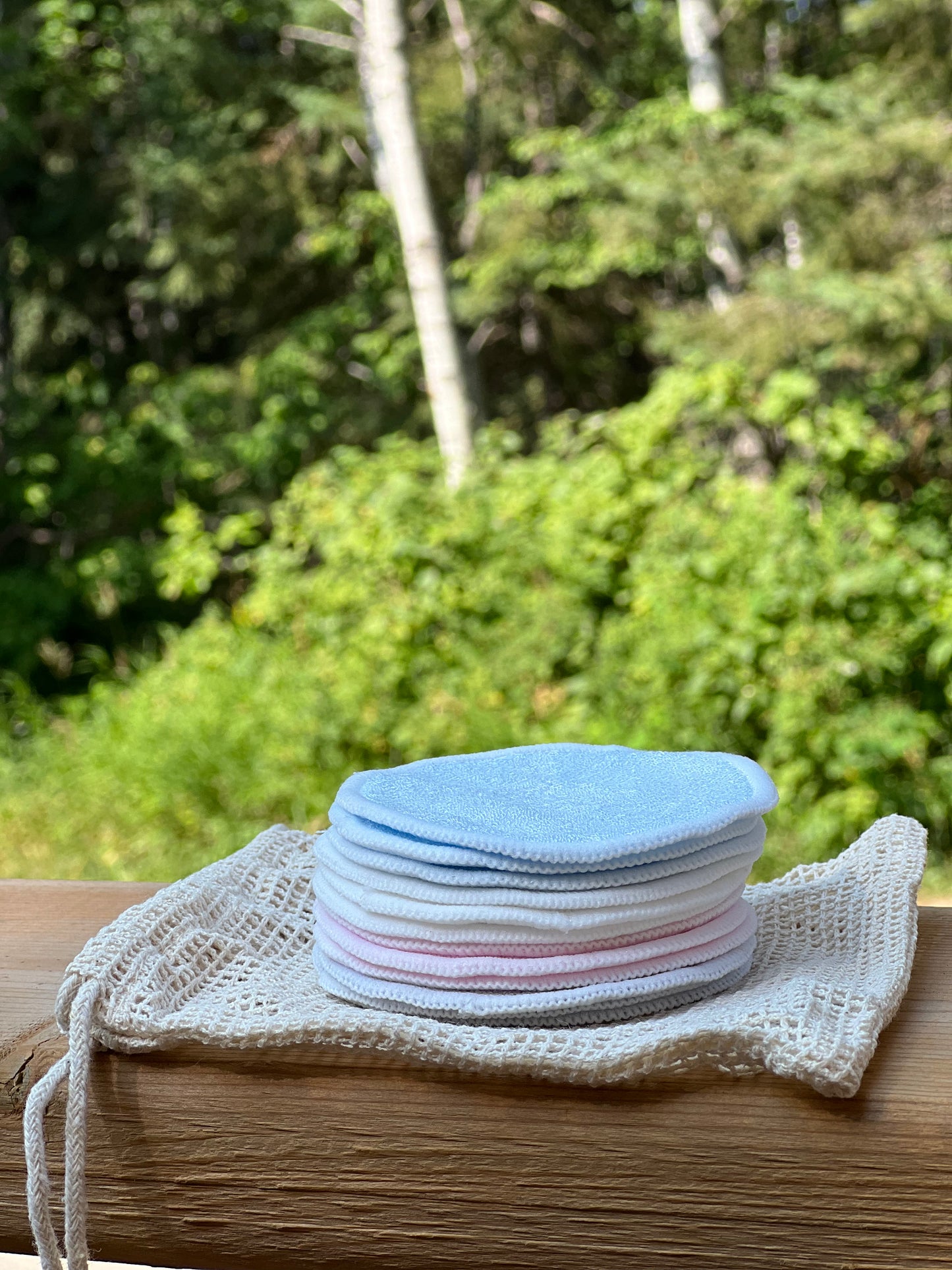 Reusable Bamboo Terry Rounds/Make Up Removers