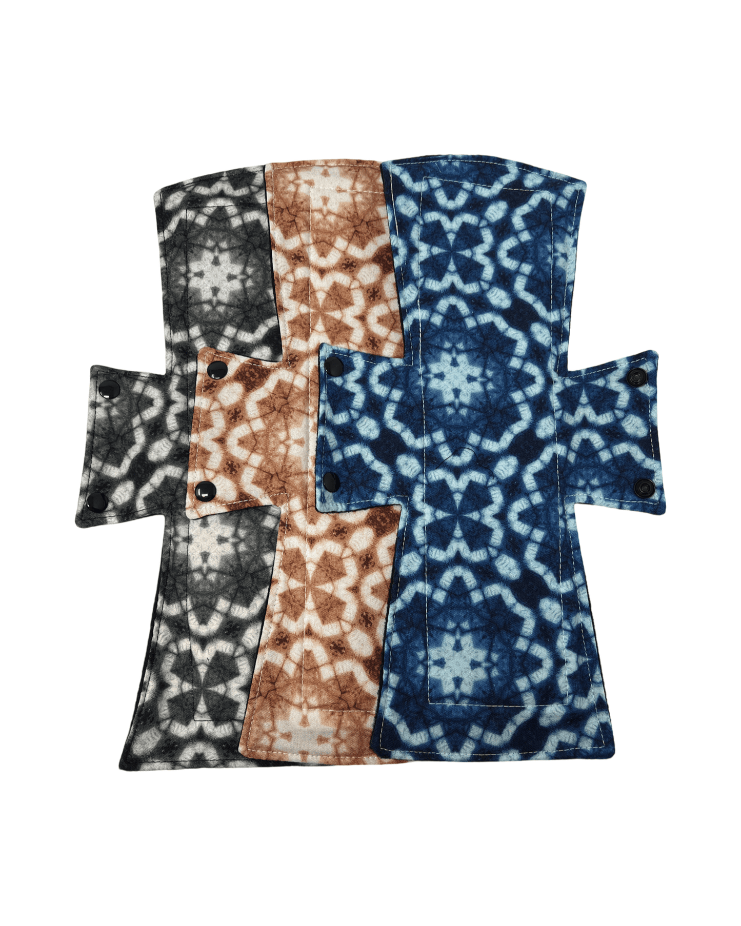 Kaleidoscope Cotton Night/Postpartum Pad Set - Tree Hugger Cloth Pads