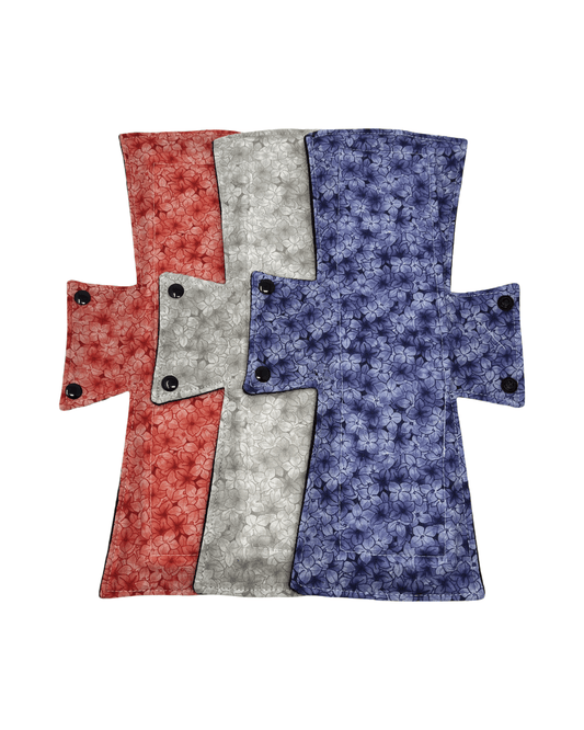 Lilac Cotton Night/Postpartum Pad Set - Tree Hugger Cloth Pads