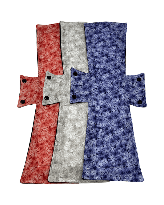 Lilac Cotton Super Night/Postpartum Pad 16.5" Set - Tree Hugger Cloth Pads