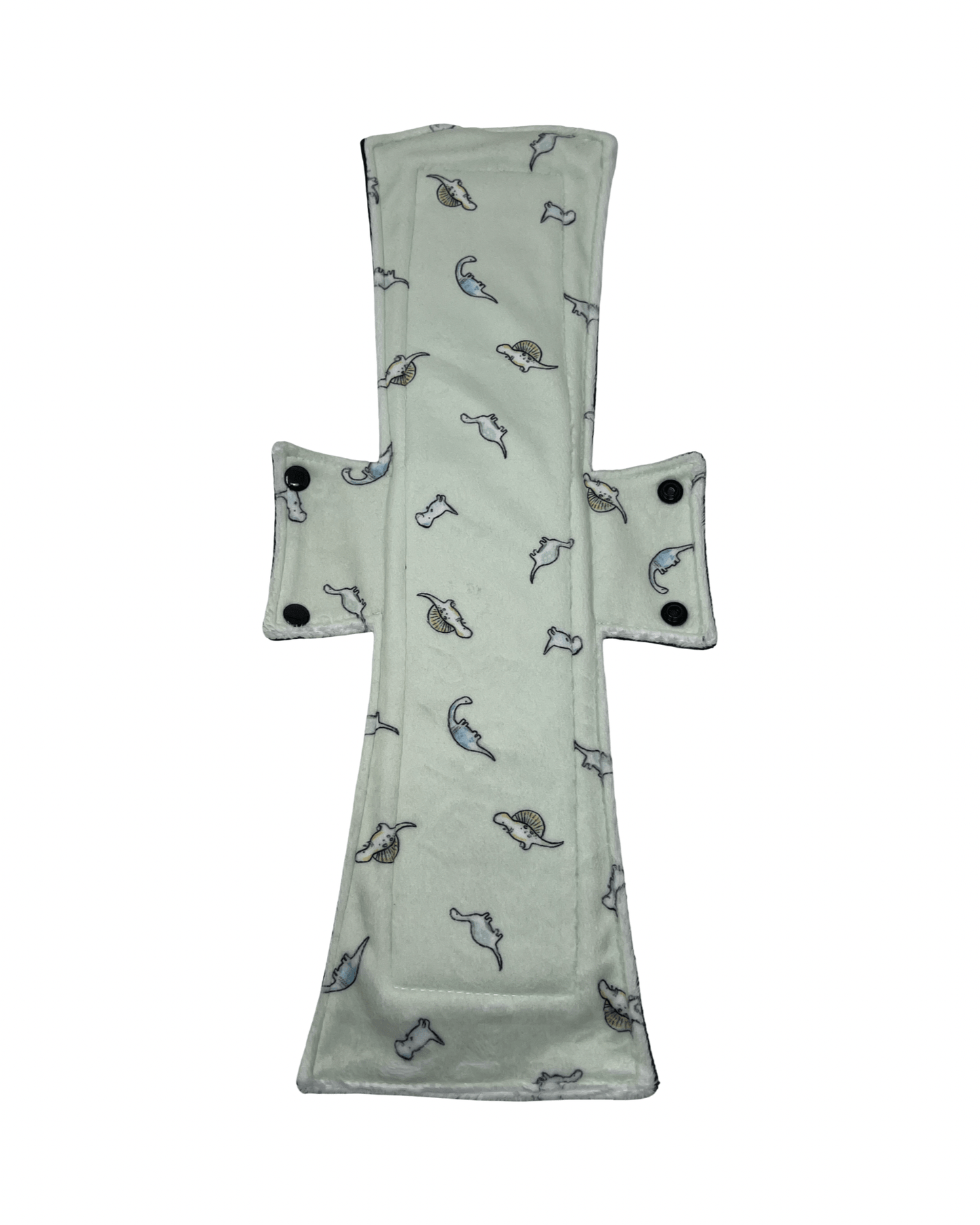 Little Dinos Minky Single Super Night/Postpartum Pad 16.5" - Tree Hugger Cloth Pads