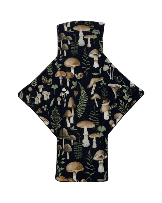 Mushroom Cotton Single Light Flow Day Pad - Tree Hugger Cloth Pads