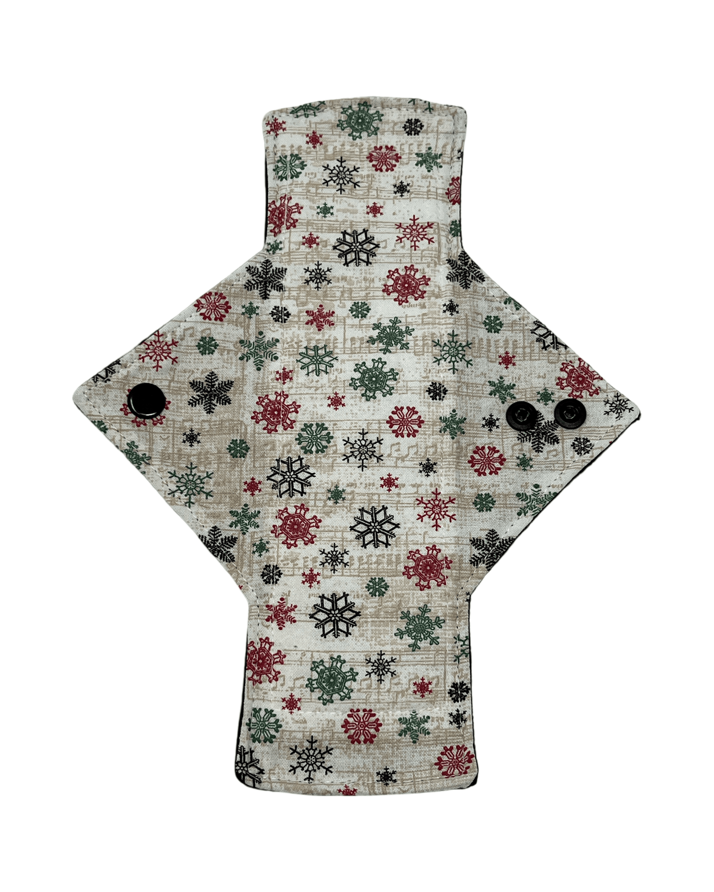 Musical Snowflakes Limited Edition Cotton Single Heavy Flow Day Pad - Tree Hugger Cloth Pads