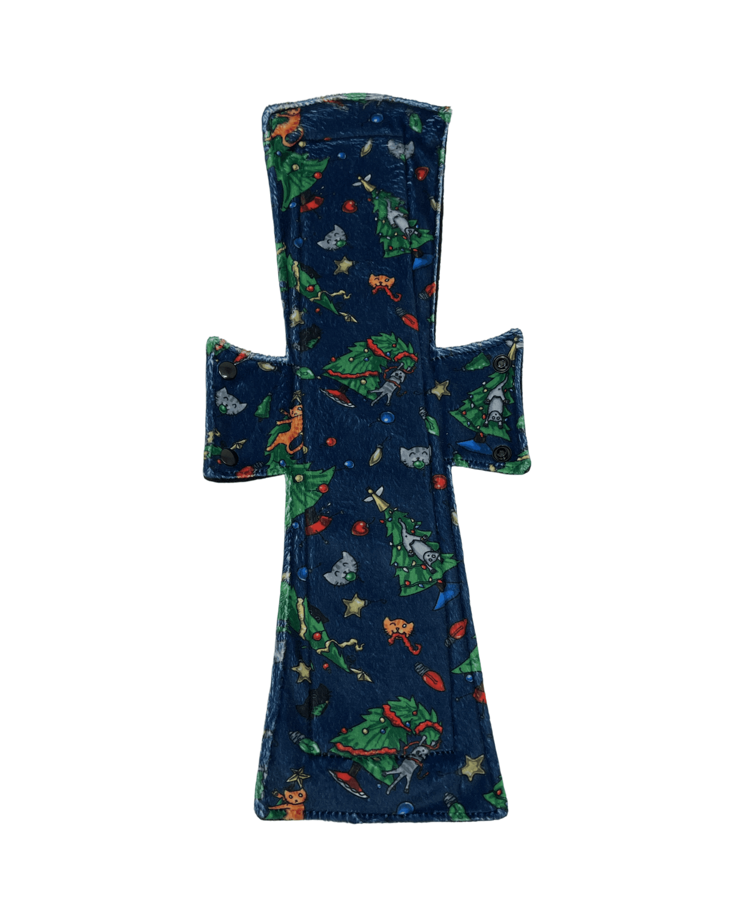 Naughty Cats Minky Single Super Night/Postpartum Pad 16.5" - Tree Hugger Cloth Pads