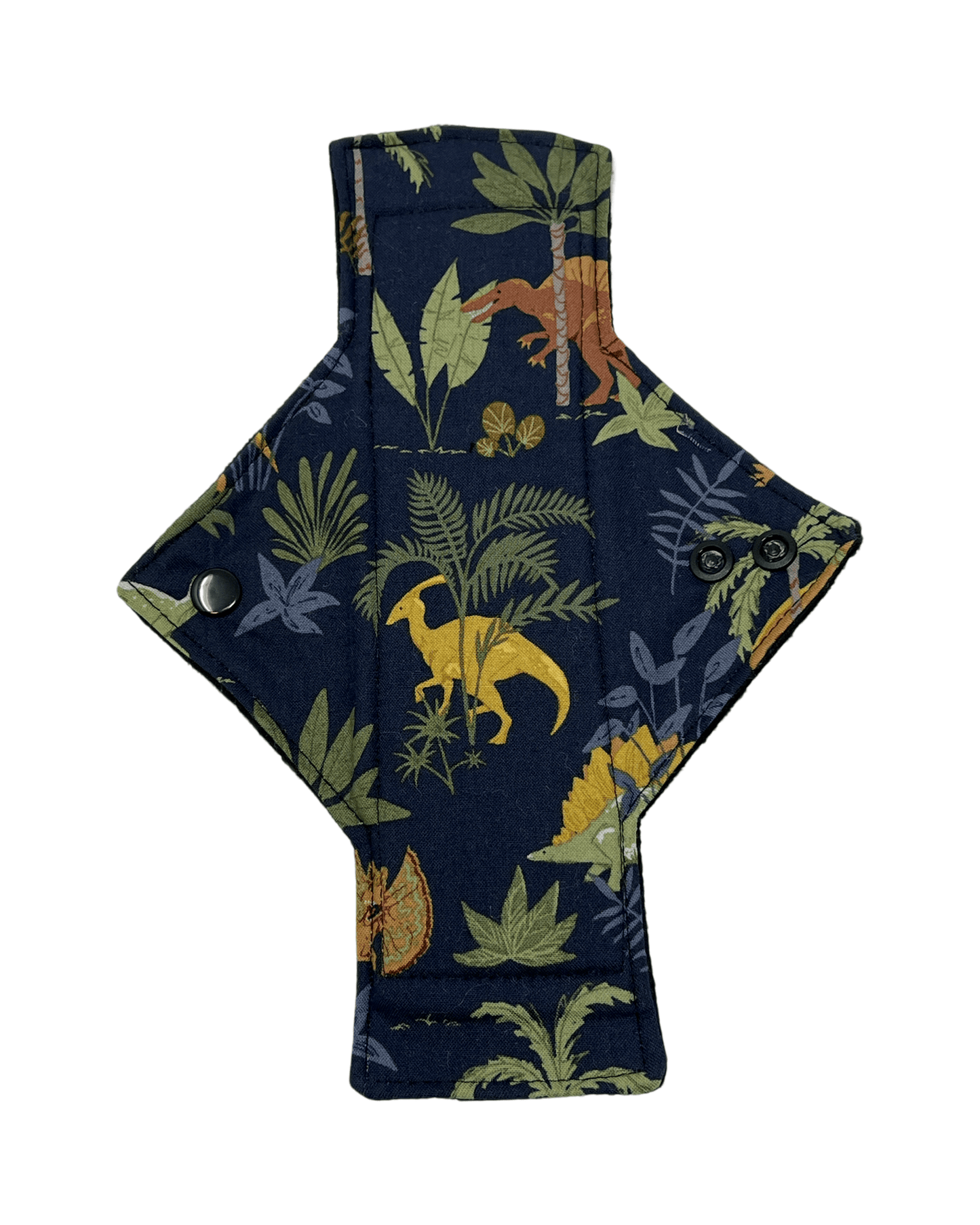 Navy Dinos Cotton Single Heavy Flow Day Pad - Tree Hugger Cloth Pads