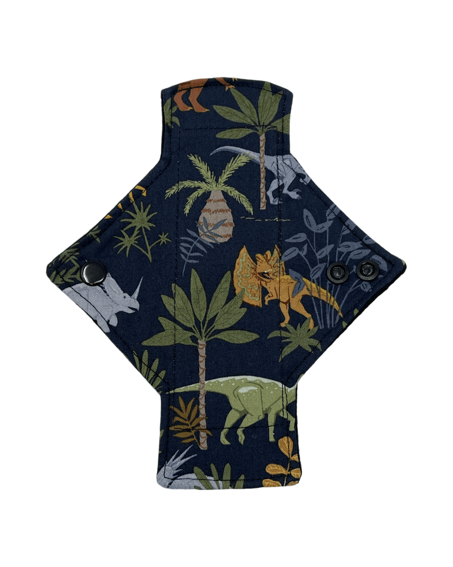 Navy Dinos Cotton Single Pantyliner - Tree Hugger Cloth Pads
