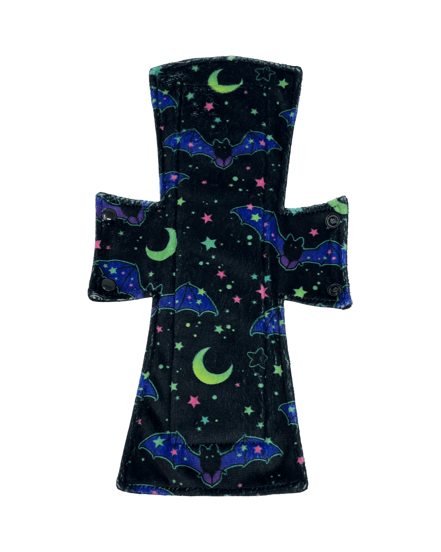 Neon Bats Limited Edition Minky Single Night/Postpartum Pad - Tree Hugger Cloth Pads