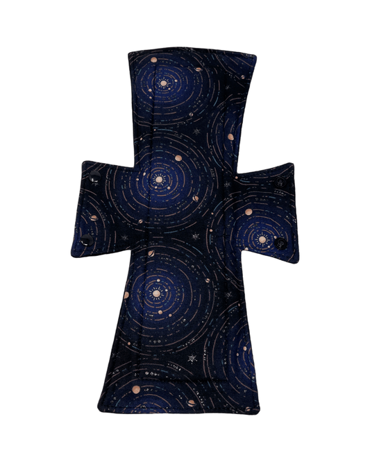 Outer Space Cotton Single Night/Postpartum Pad - Tree Hugger Cloth Pads