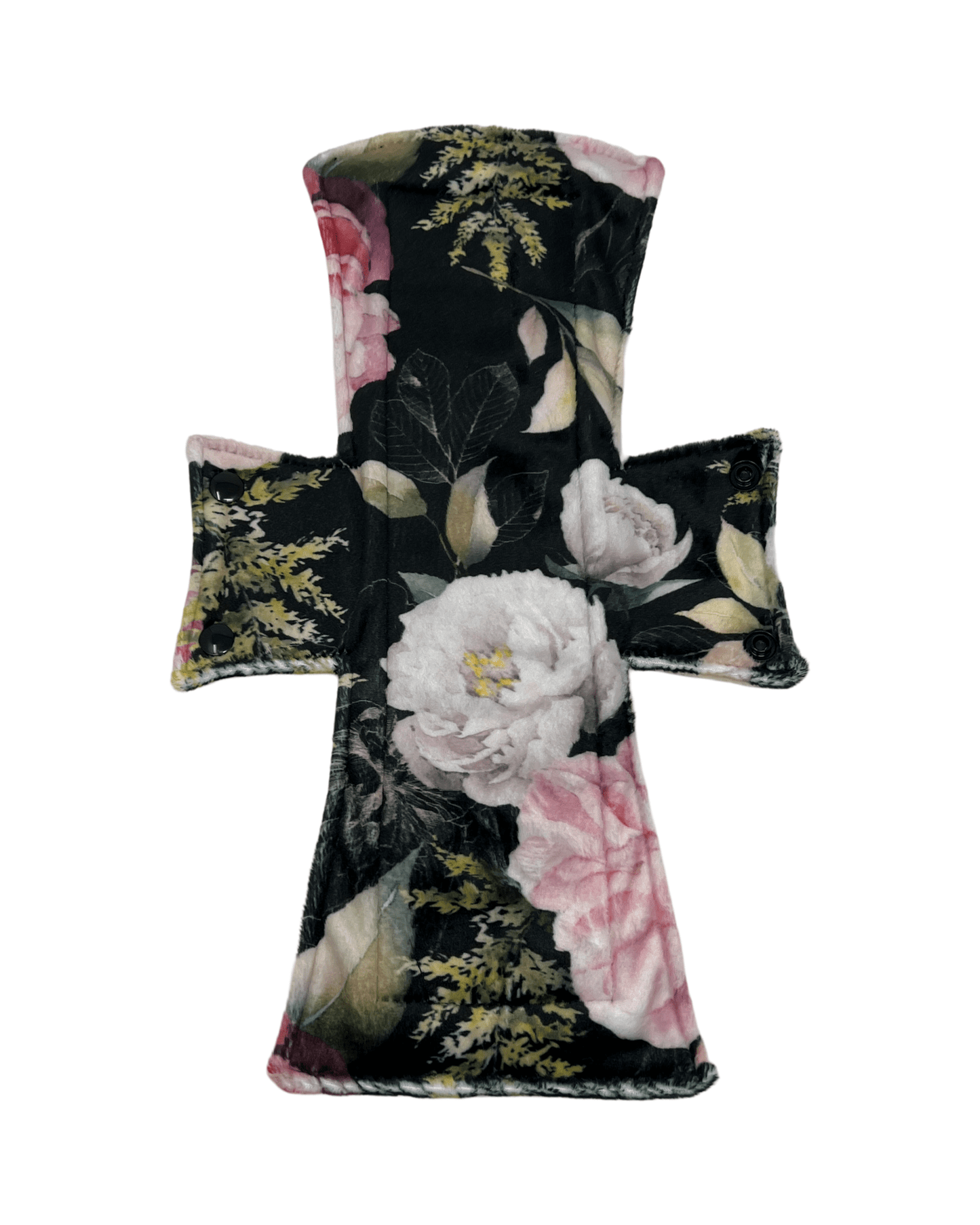 Peonies Minky Single Night/Postpartum Pad - Tree Hugger Cloth Pads
