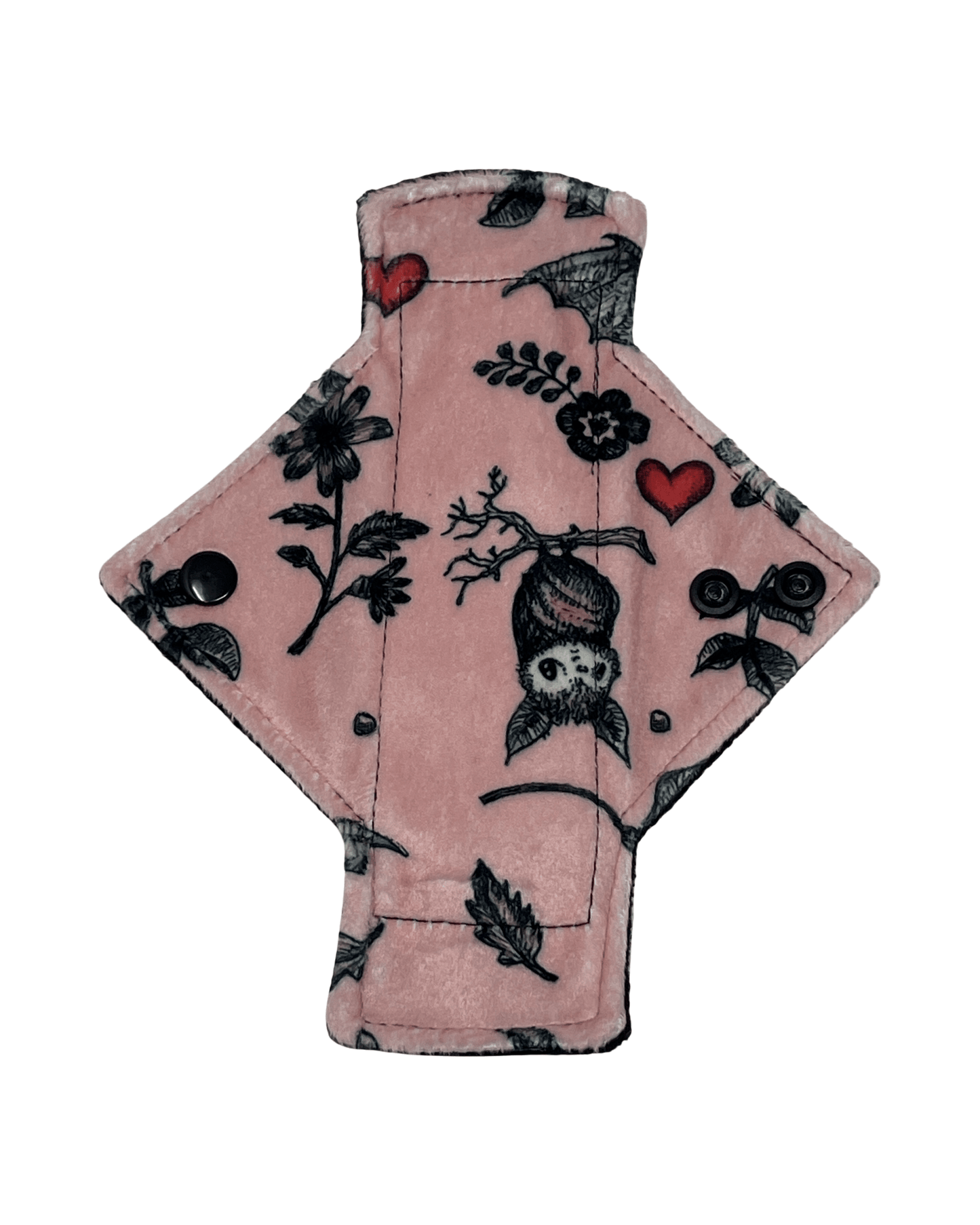 Pink Bats Limited Edition Minky Single Pantyliner - Tree Hugger Cloth Pads