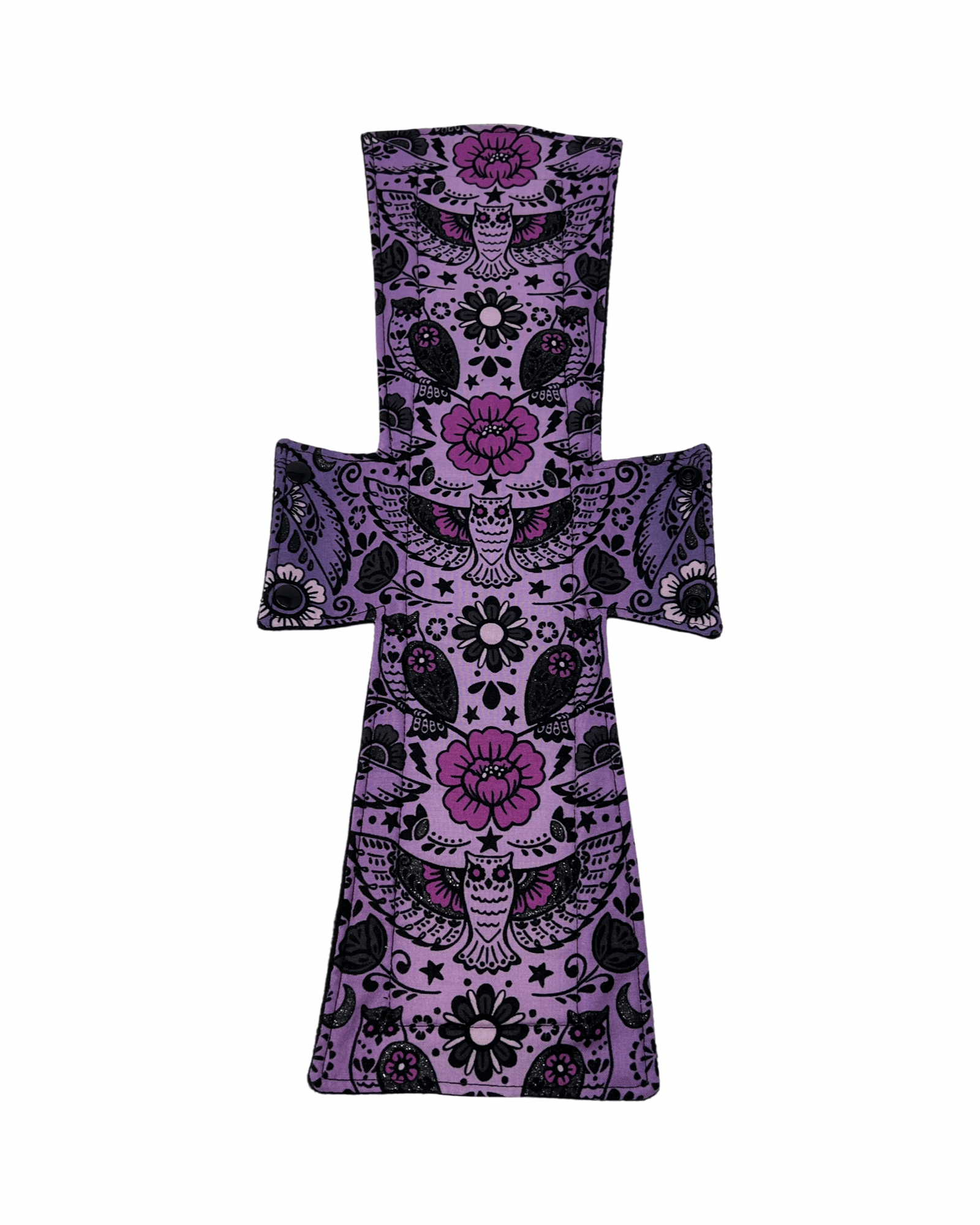 Purple Owls Cotton Single Super Night/Postpartum Pad 16.5" - Tree Hugger Cloth Pads
