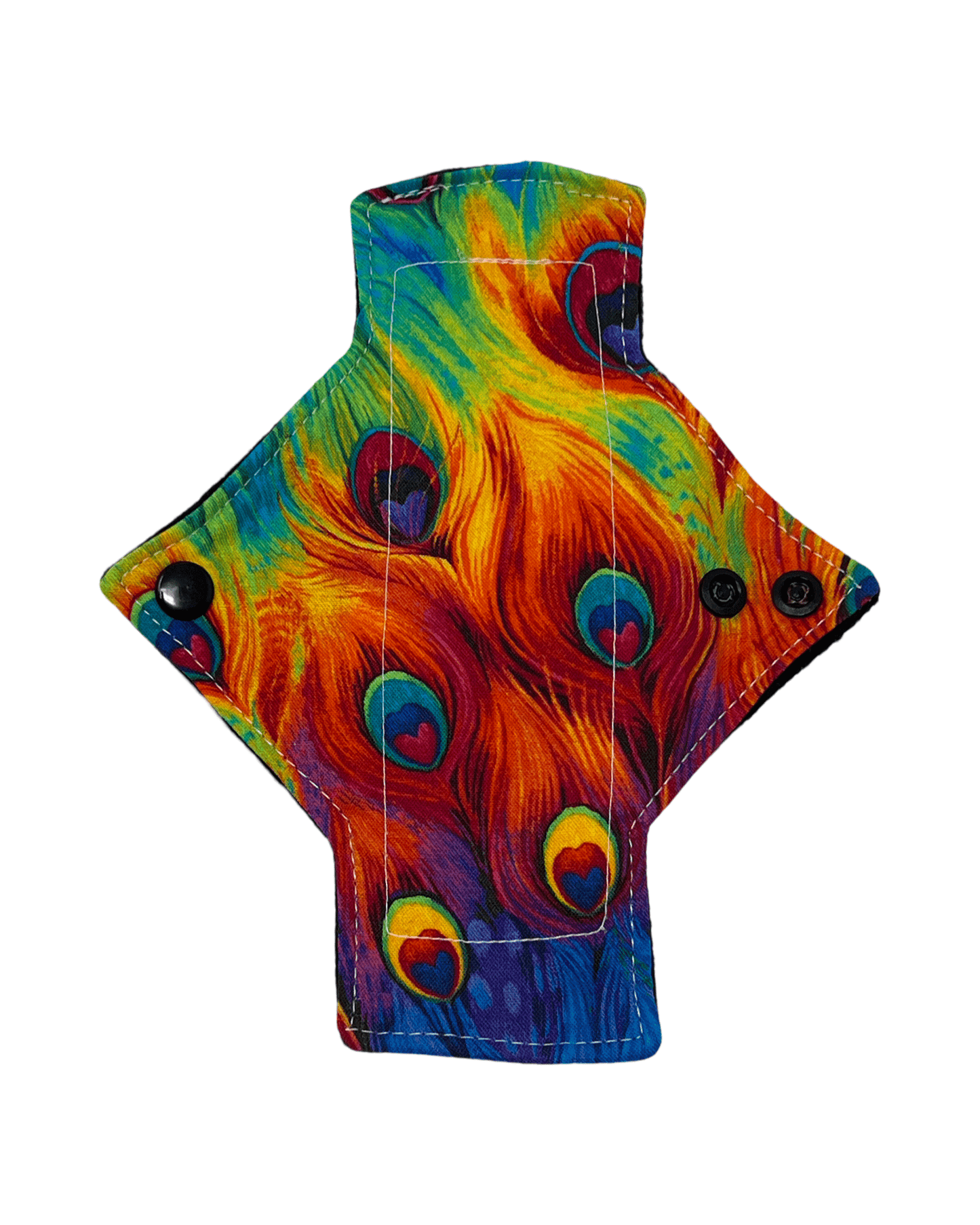 Rainbow Peacock Limited Edition Cotton Single Pantyliner - Tree Hugger Cloth Pads