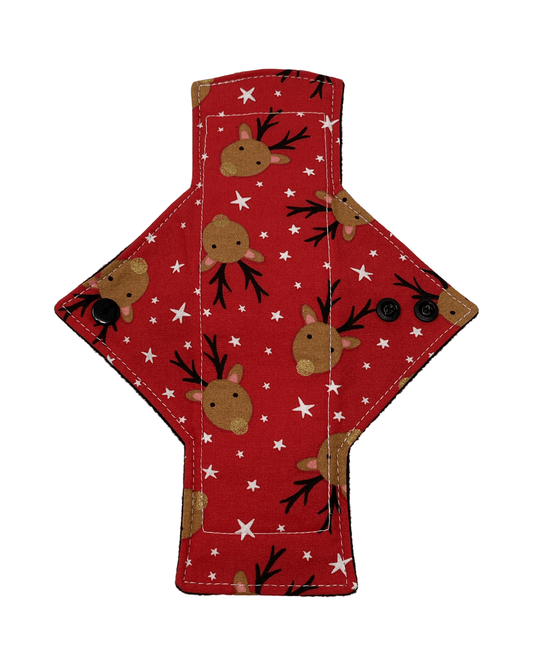 Reindeer Limited Edition Cotton Single Light Flow Day Pad - Tree Hugger Cloth Pads