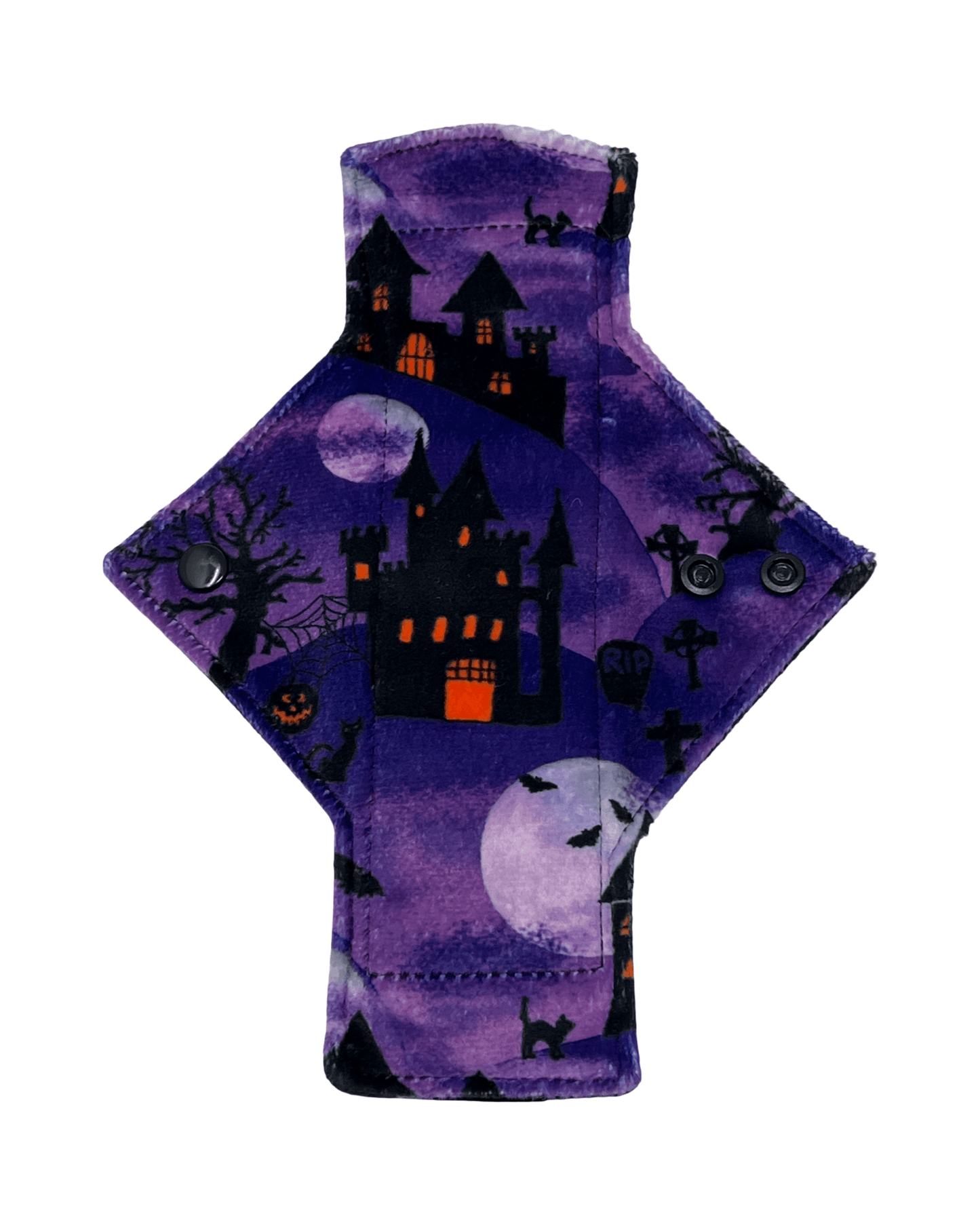 Spooky Castles Limited Edition Minky Single Heavy Flow Day Pad - Tree Hugger Cloth Pads