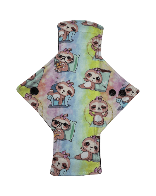 Sunday Sloths Jersey Limited Edition Single Light Flow Day Pad - Tree Hugger Cloth Pads