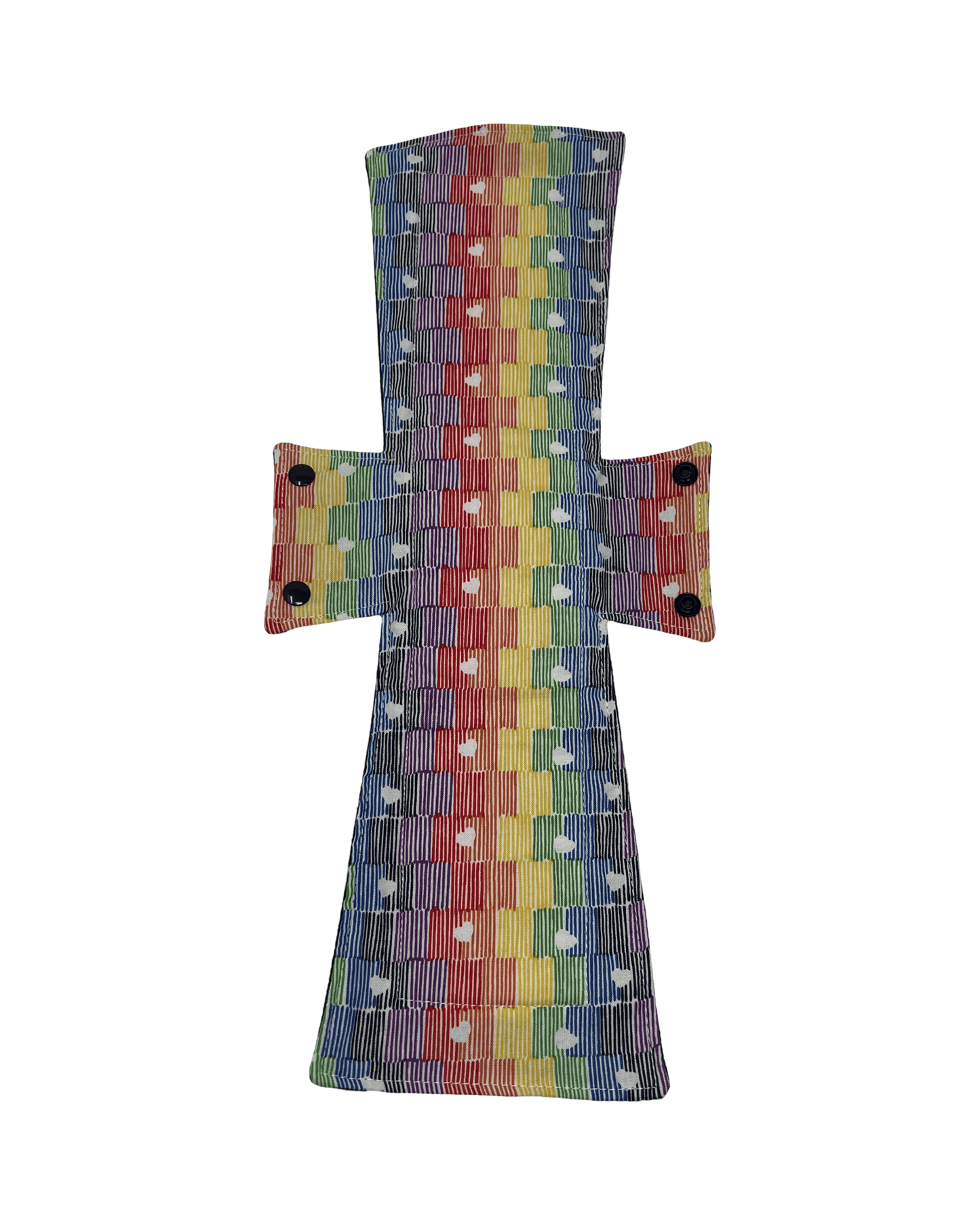 White Hearts Limited Edition Cotton Single Super Night/Postpartum Pad 16.5" - Tree Hugger Cloth Pads