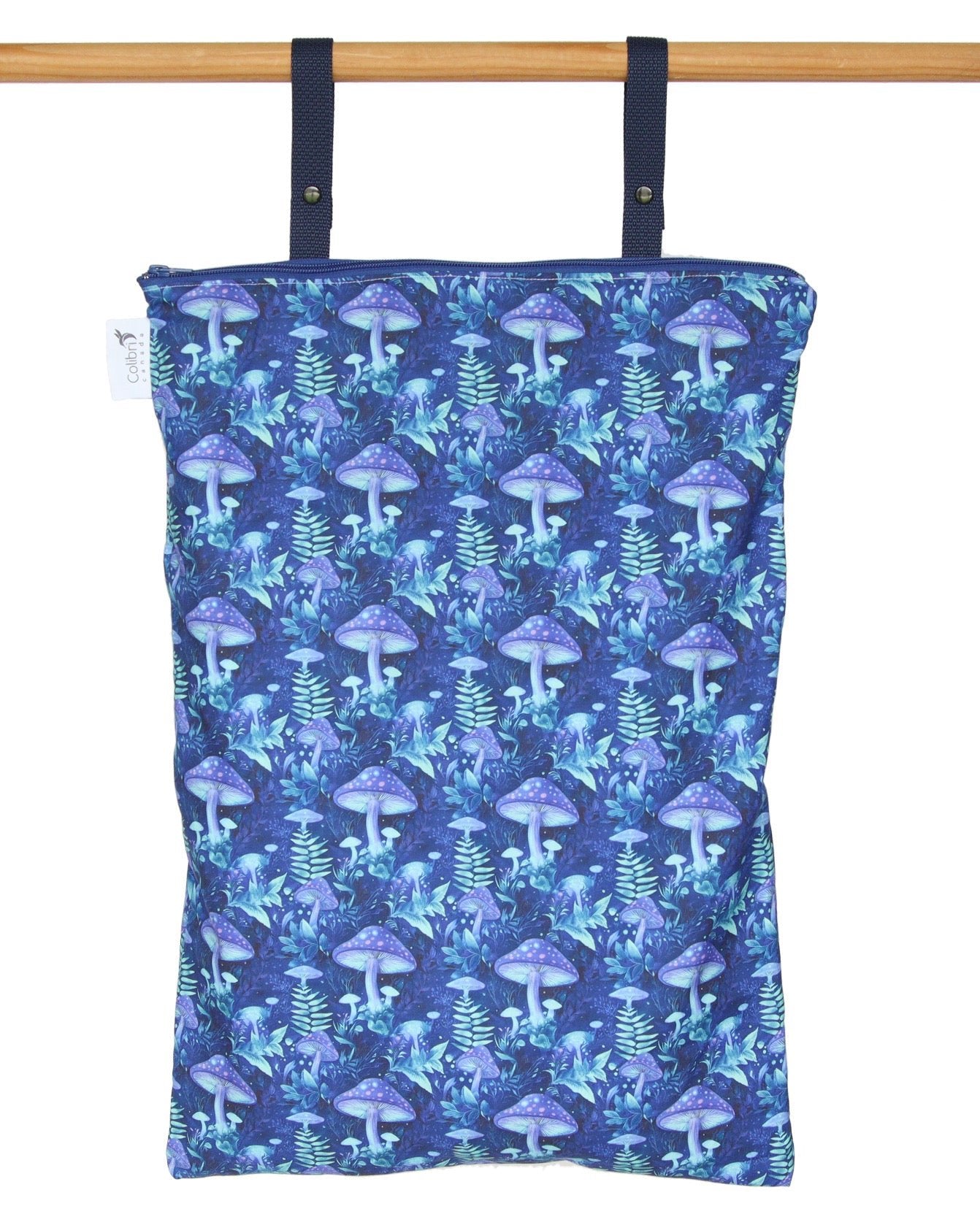 XL Colibri Mystic Mushrooms Wet Bag - Tree Hugger Cloth Pads
