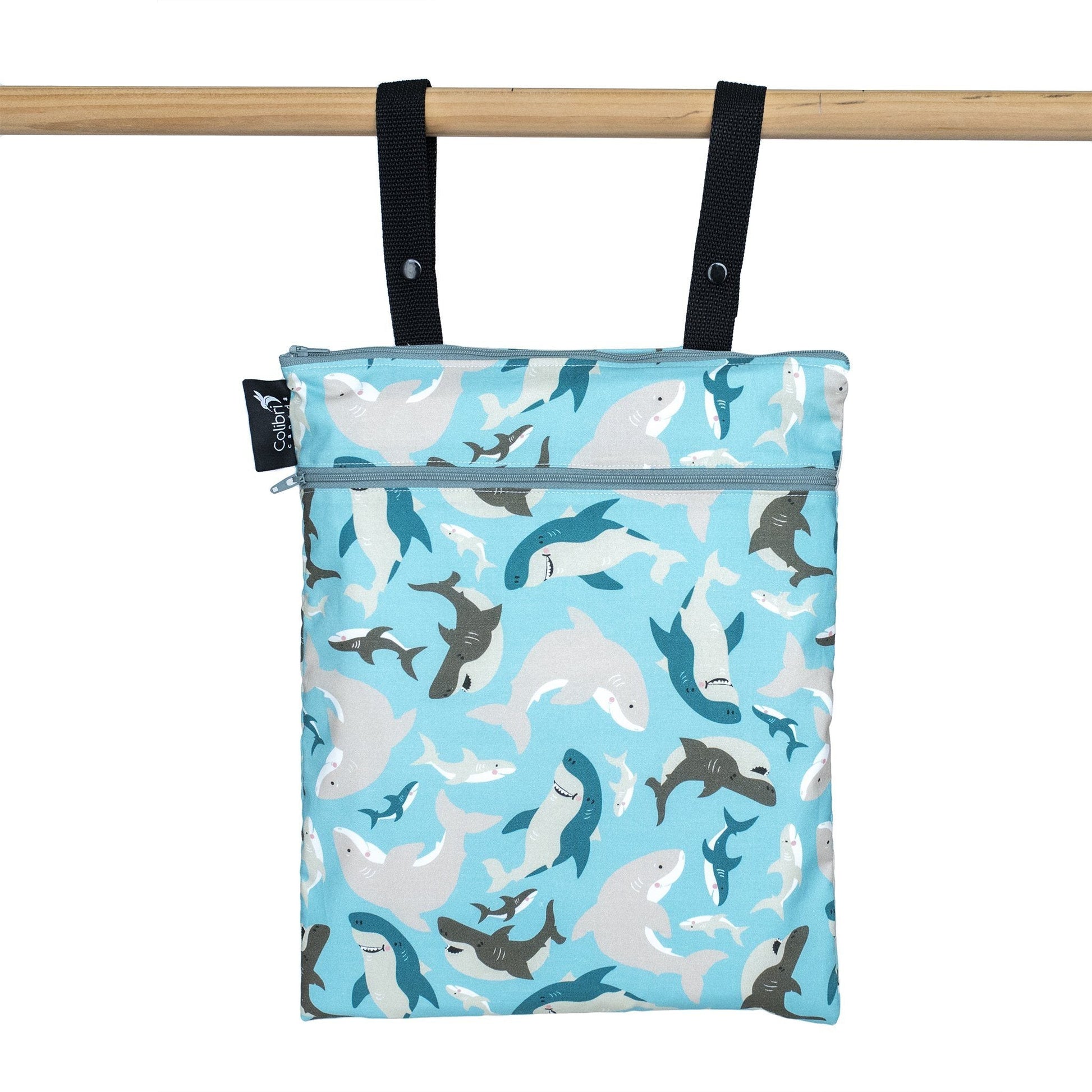 Colibri Shark Bathroom Dual Wet/Dry Bag - Tree Hugger Cloth Pads