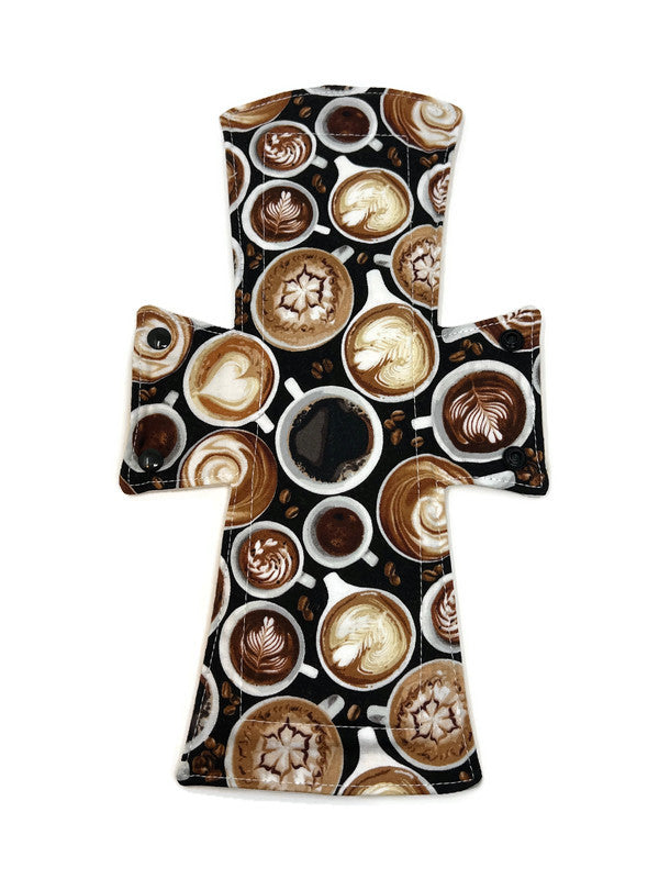 Coffee Cotton Single Night/Postpartum Pad - Tree Hugger Cloth Pads